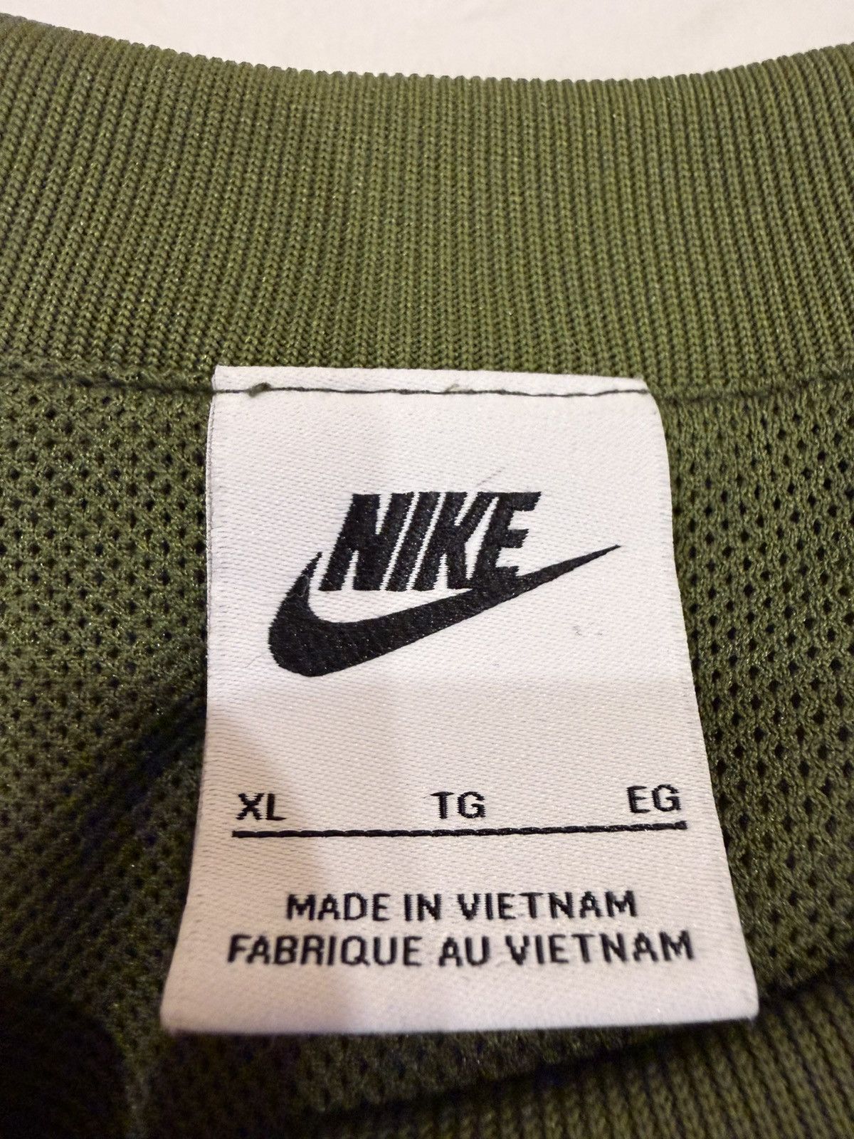 Nike NSW Style Essentials Lined Crewneck Rough Green Size US XL / EU 56 / 4 - 2 Thumbnail