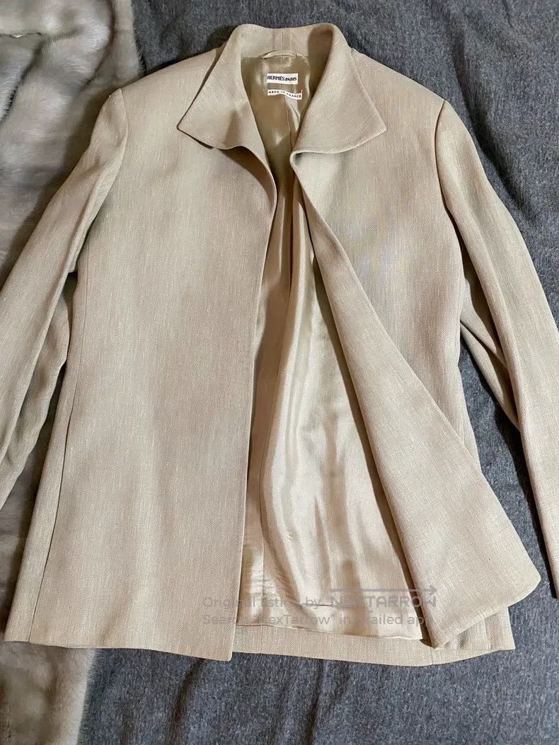 Hermes Hermes Margiela Period Linen Coat Size XS / US 0-2 / IT 36-38 - 1 Thumbnail