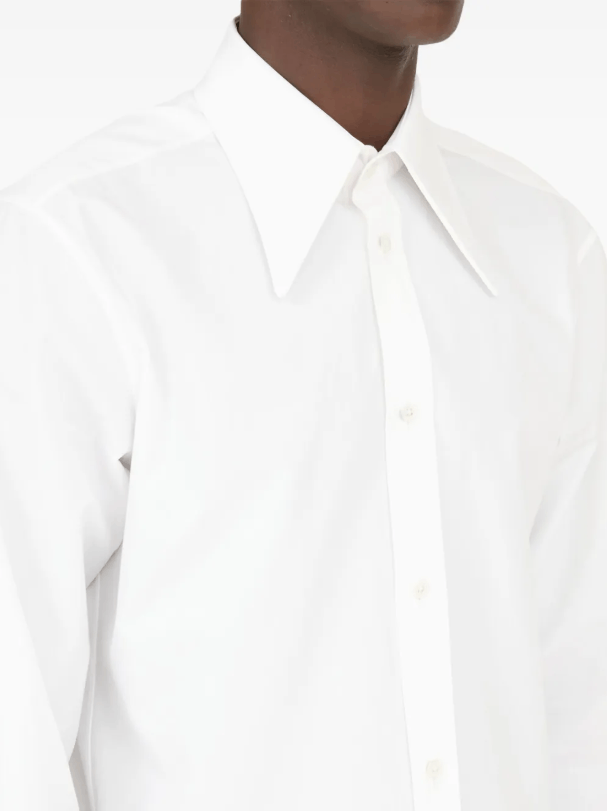 Maison Margiela BNWT AW24 MAISON MARGIELA POINTED COLLAR SHIRT 41 Size US M / EU 48-50 / 2 - 1 Thumbnail