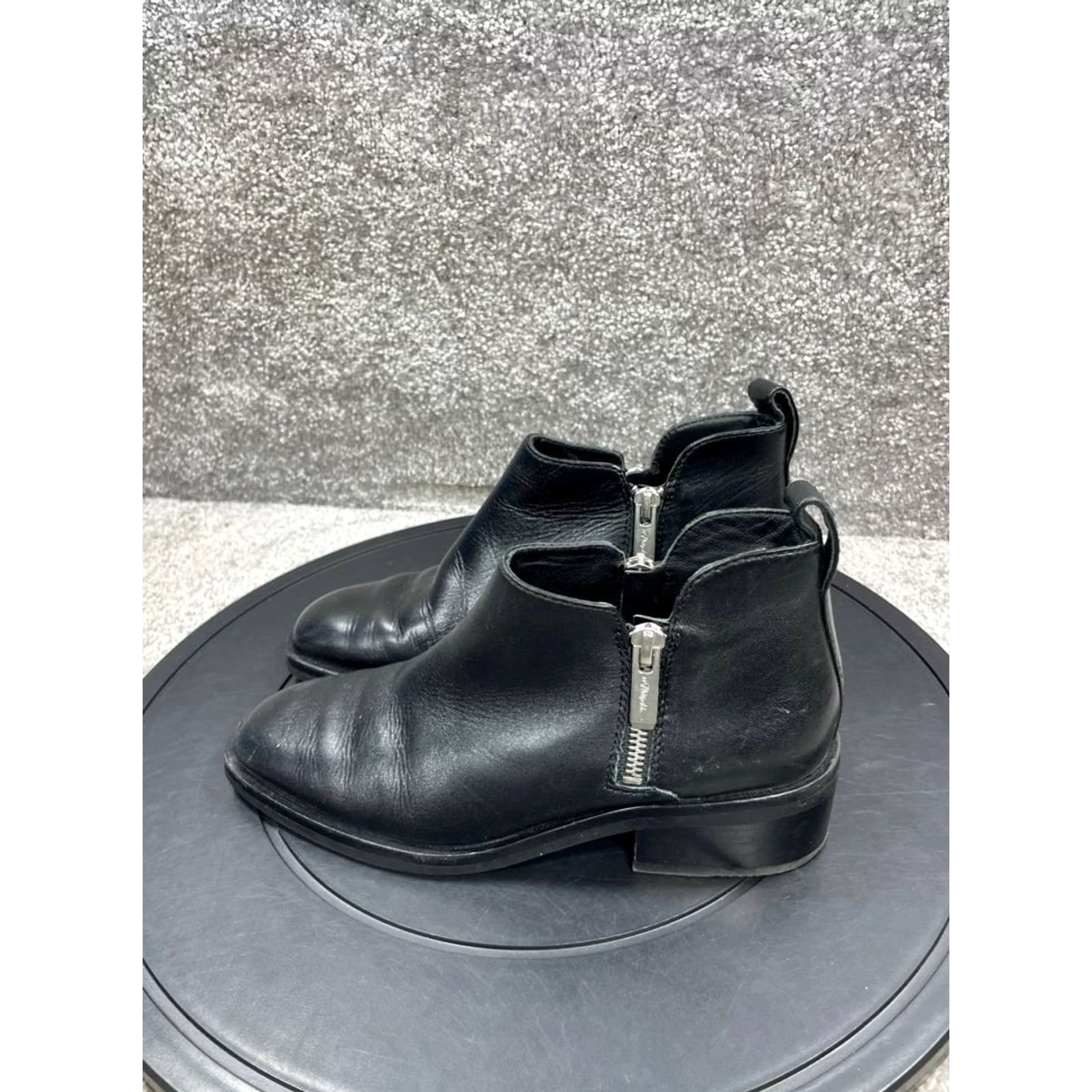 3.1 Phillip Lim 3.1 Phillip Lim Alexa Boot Womens Black Leather Ankle Zip Bootie Size 35 Eu 4 Us Size US 4 / IT 34 - 5 Thumbnail