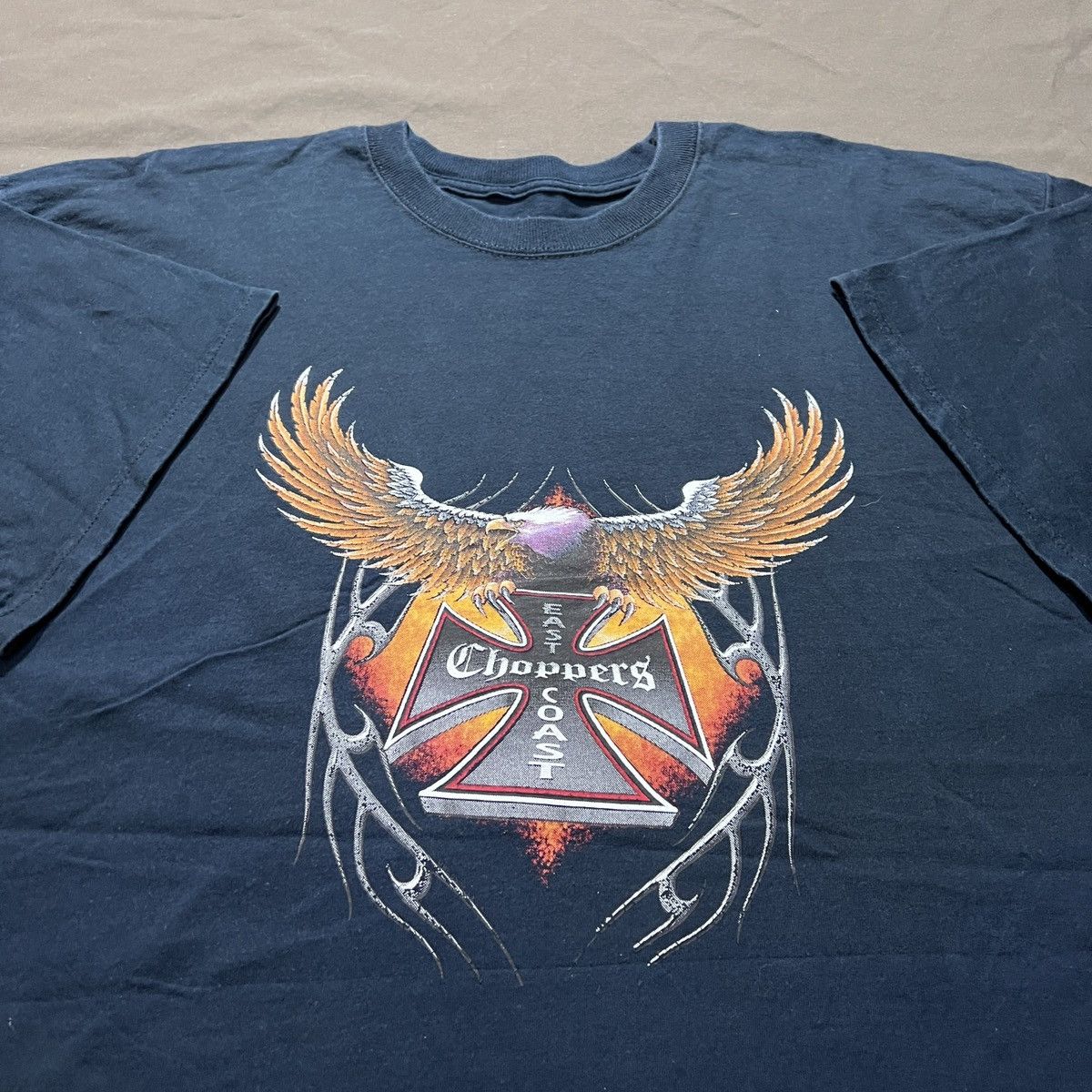 Vintage Vintage Y2K God Jesus Bible Holy East Coast Choppers Tee 2XL Size US XXL / EU 58 / 5 - 10 Thumbnail