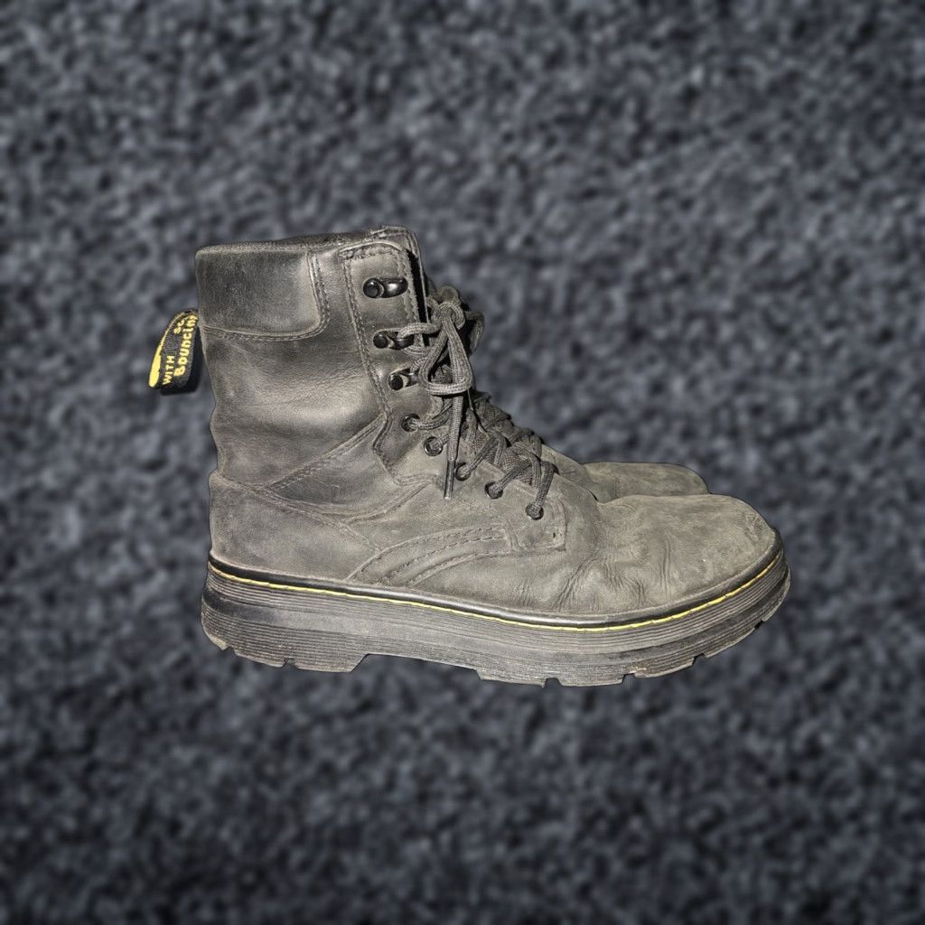 Dr. Martens VINTAGE Dr. Martens Iowa WP Black Padded Work Boots Mens 11 Womens 12 Doc's Combat 90s Punk Boots Size US 10 / IT 40 - 1 Thumbnail