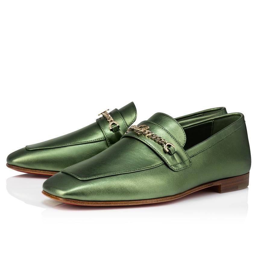 oc11z0125 Mj Moc Leather Loafer in Metallic