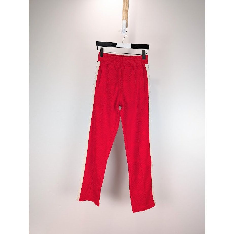 Palm Angels o1rshd1 Terry Track Pant in Red Off White Size US 30 / EU 46 - 1 Thumbnail
