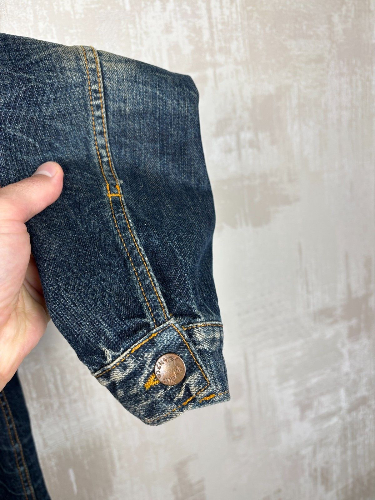Nudie Jeans Nudie Jeans Terry Organic Sharp Denim Trucker Jacket Size US L / EU 52-54 / 3 - 9 Thumbnail