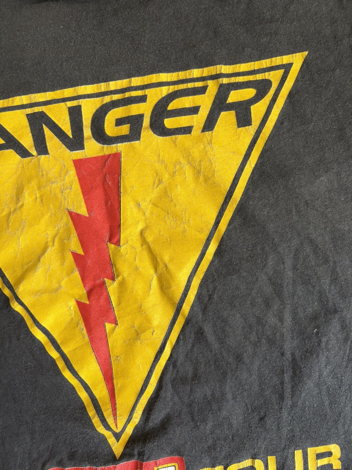 Band Tees × Iron Maiden Iron Maiden Vintage 1993 Real Danger Live Tour Tee Shirt Size US L / EU 52-54 / 3 - 13 Thumbnail