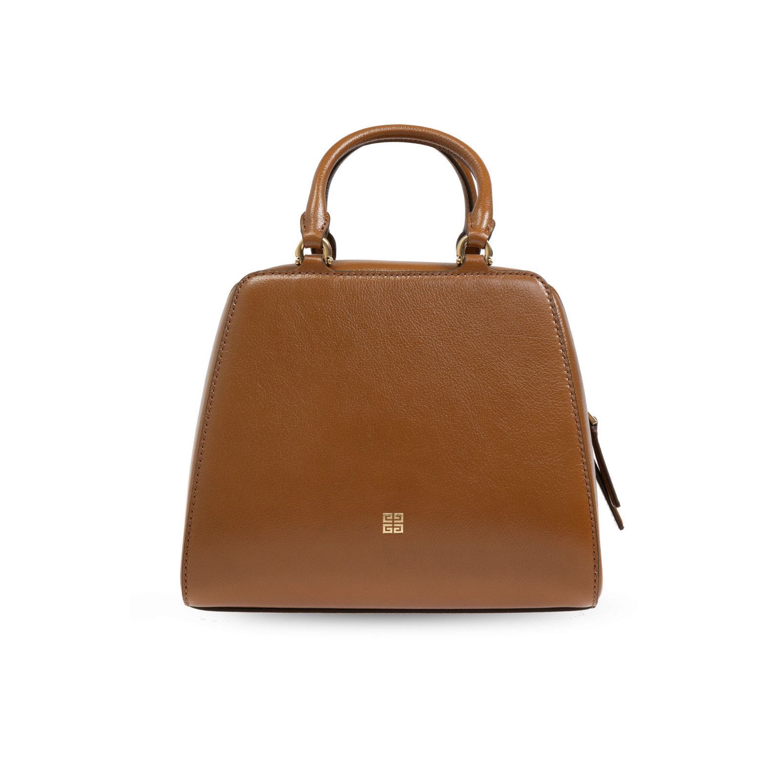 Givenchy GIVENCHY Mini Antigona Cube Brown Leather Top Handle Bag New Size ONE SIZE - 2 Thumbnail