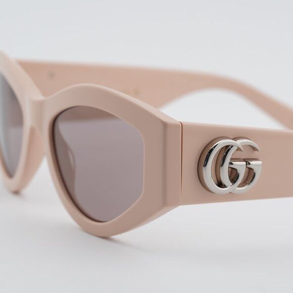 Gucci Gucci GG1951S 005 Sunglasses Vintage Pink Cat Eye Frame Size ONE SIZE - 2 Thumbnail
