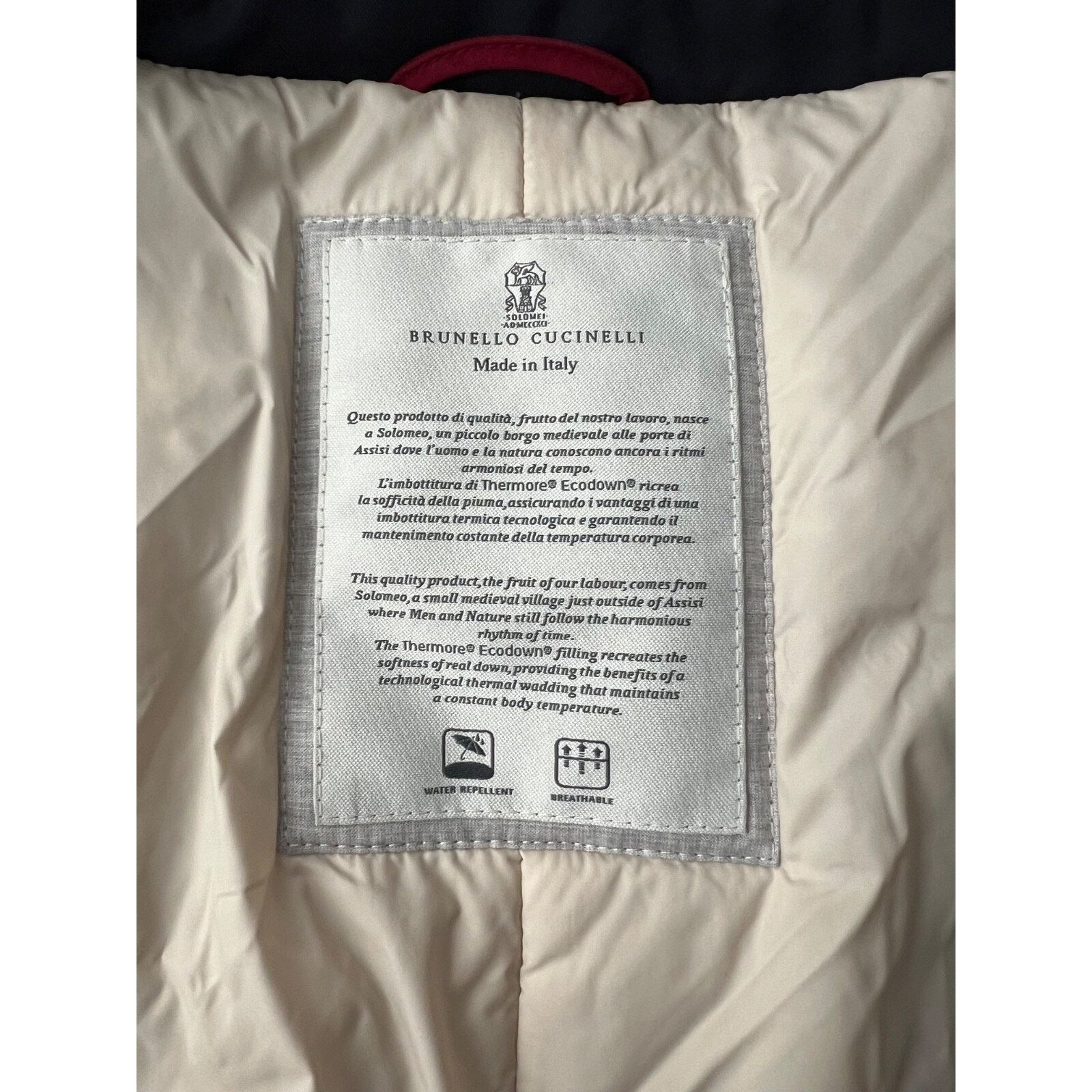 Brunello Cucinelli $6000 Brunello Cucinelli Navy Thermore Down Parka IT50 Size US M / EU 48-50 / 2 - 3 Thumbnail