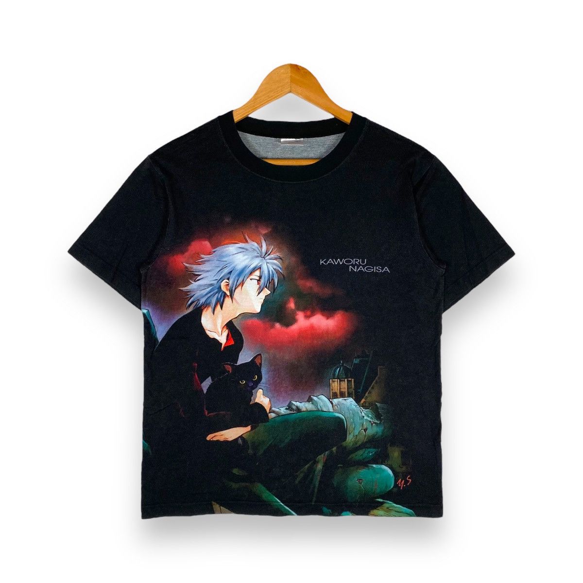 Anime × Japanese Brand × Vintage NEON GENESIS EVANGELION KAWORU NAGISA T SHIRT ANIME MOVIE Size US M / EU 48-50 / 2 - 1 Thumbnail