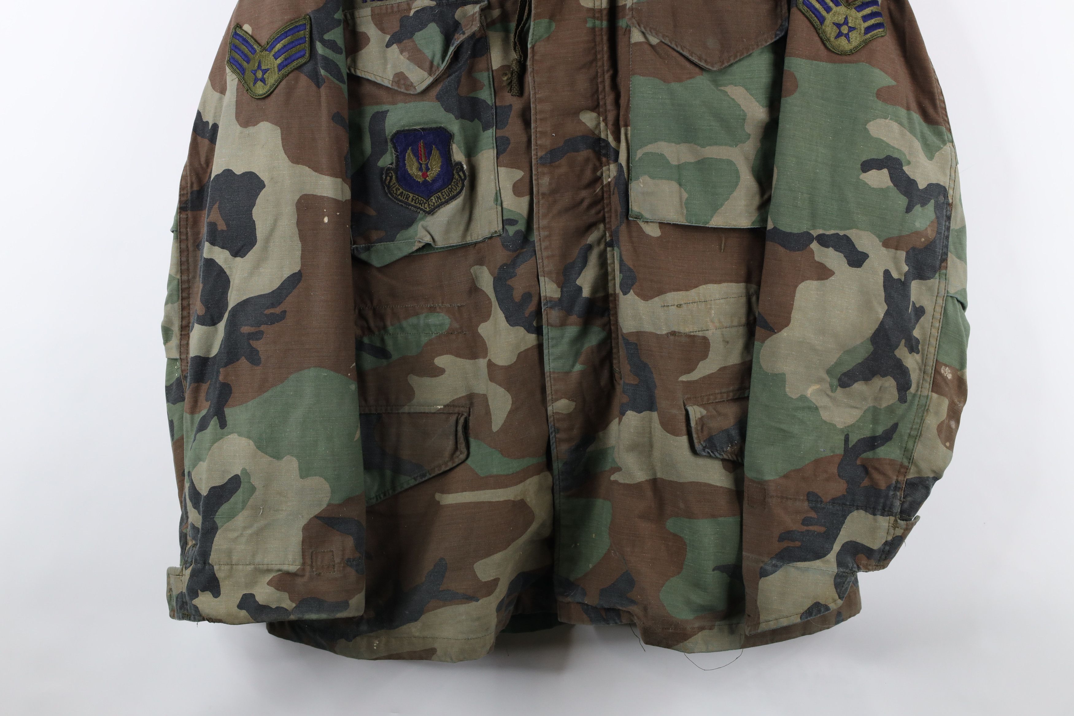 Alpha Industries × Vintage Vintage 80s Alpha Industries Camouflage Field Jacket Size US M / EU 48-50 / 2 - 3 Thumbnail