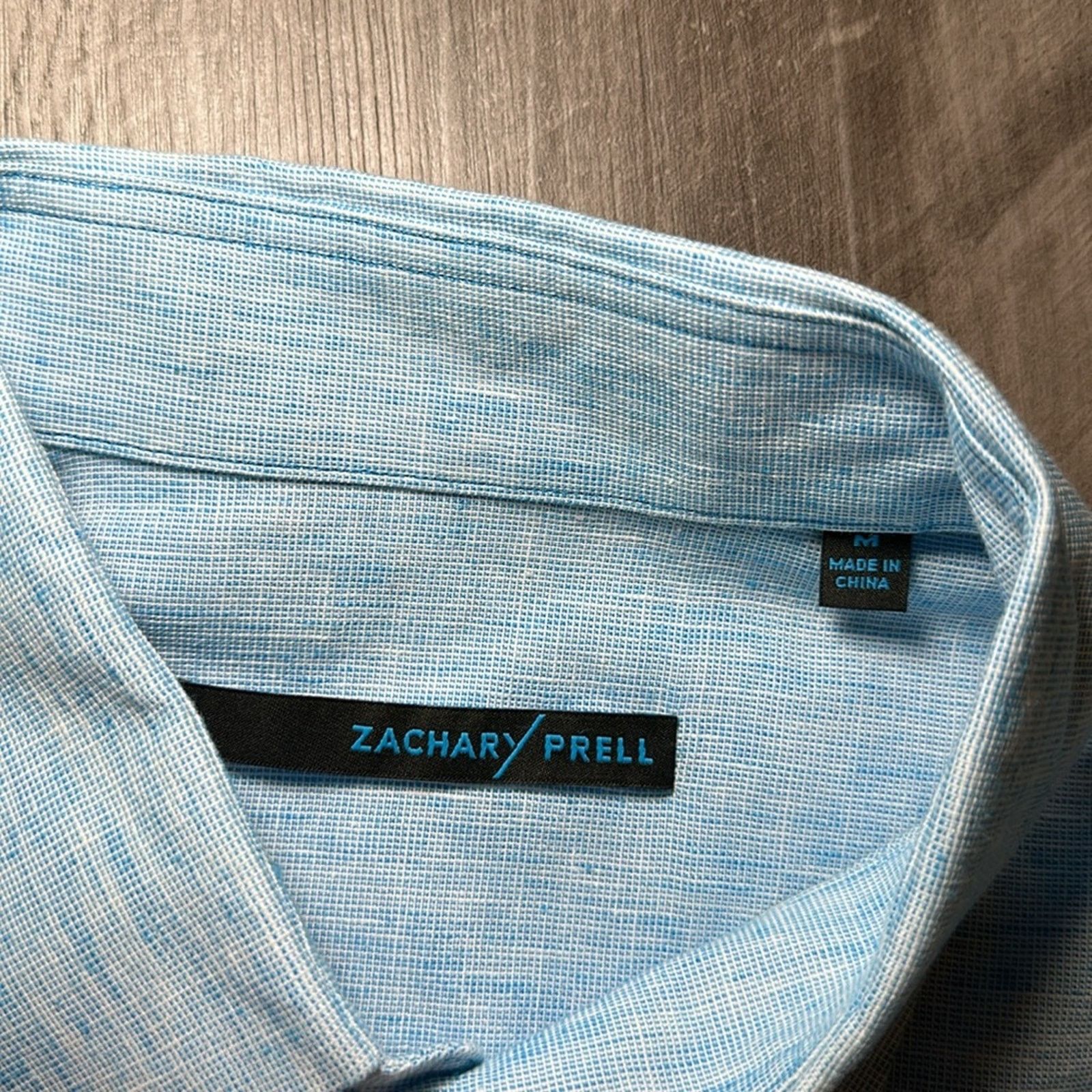 Zachary Prell Zachary Prell Linen Blend Short Sleeve Button Down - Medium Size US M / EU 48-50 / 2 - 6 Thumbnail
