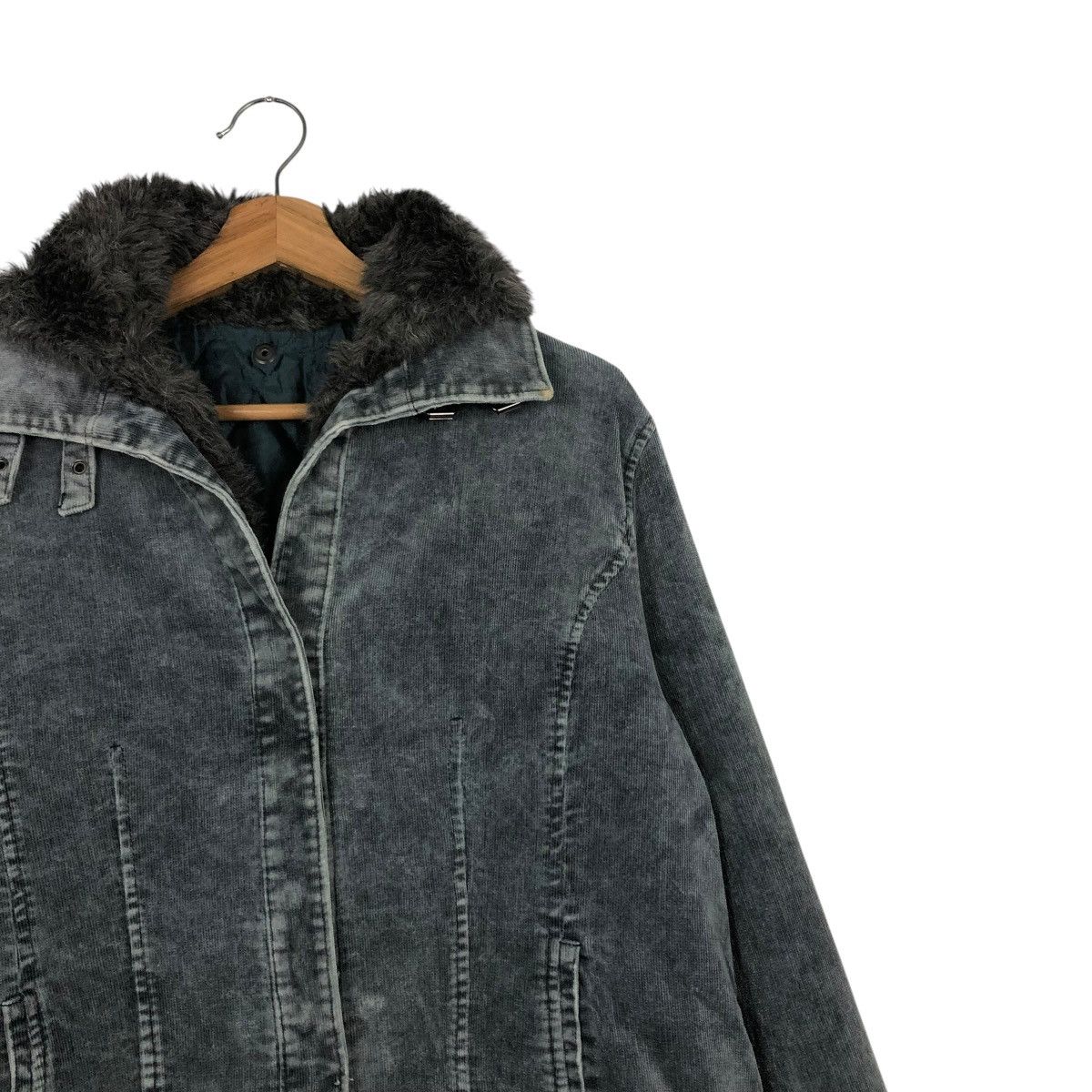 Japanese Brand × Vintage 🔥VINTAGE CROPPED BIKER JACKET DOUBLE COLLAR FUR ISSEY MIYAKE Size US S / EU 44-46 / 1 - 8 Thumbnail