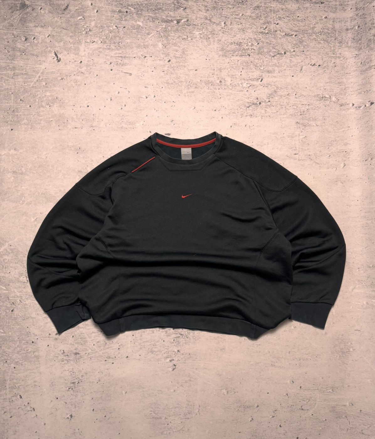 Nike × Vintage NIKE SHOX VINTAGE CENTER LOGO OVERSIZE BOXY SWEATSHIRT Size US XL / EU 56 / 4 - 1 Thumbnail