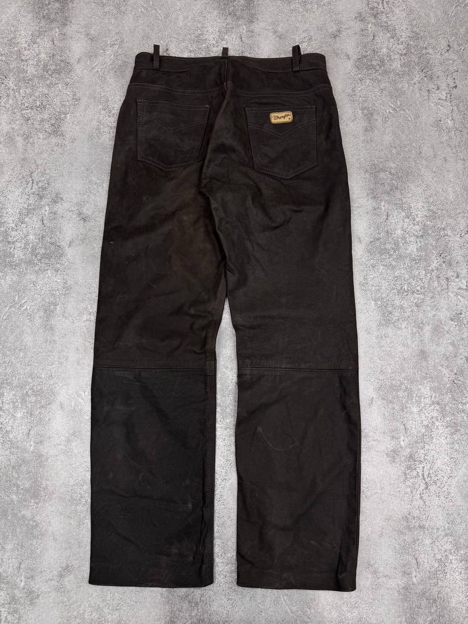 Wrangler Wrangler Vera Pelle Men Brown Trousers Leather Pants Size 33 Size US 33 - 7 Thumbnail