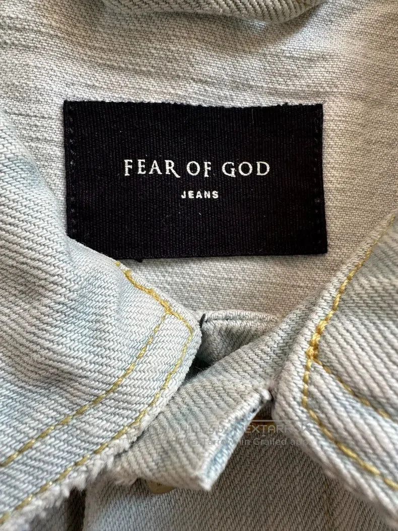 Fear of God Fear of God 5th Ice Blue Denim Jacket. Size US S / EU 44-46 / 1 - 5 Thumbnail