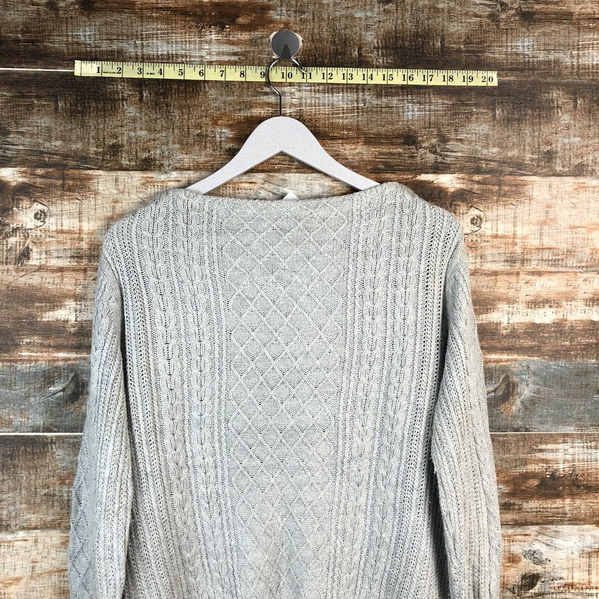 Homespun Knitwear × Japanese Brand Japanese Brand vintage Grey Knitwear #A2474 Size US M / EU 48-50 / 2 - 13 Thumbnail