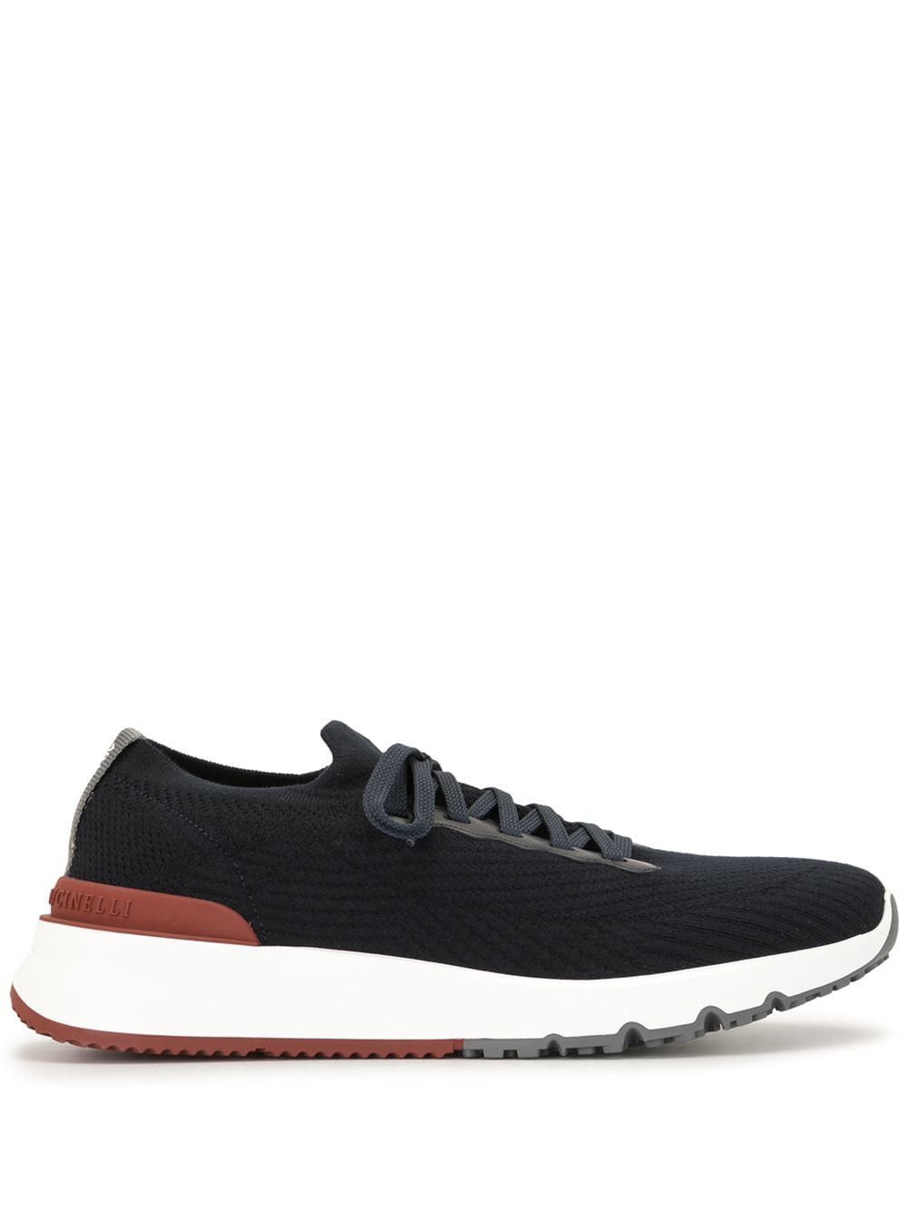 Brunello Cucinelli KNITTED SNEAKERS Size US 7 / EU 40 - 1 Thumbnail
