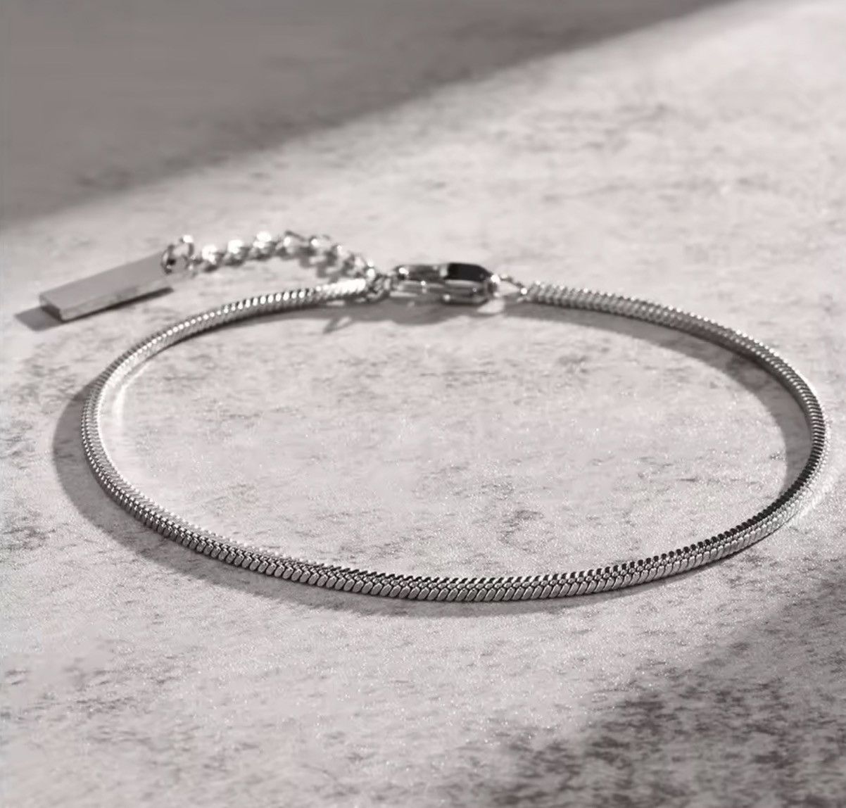Jewelry Classic silver rope chain bracelet Size ONE SIZE - 2 Thumbnail