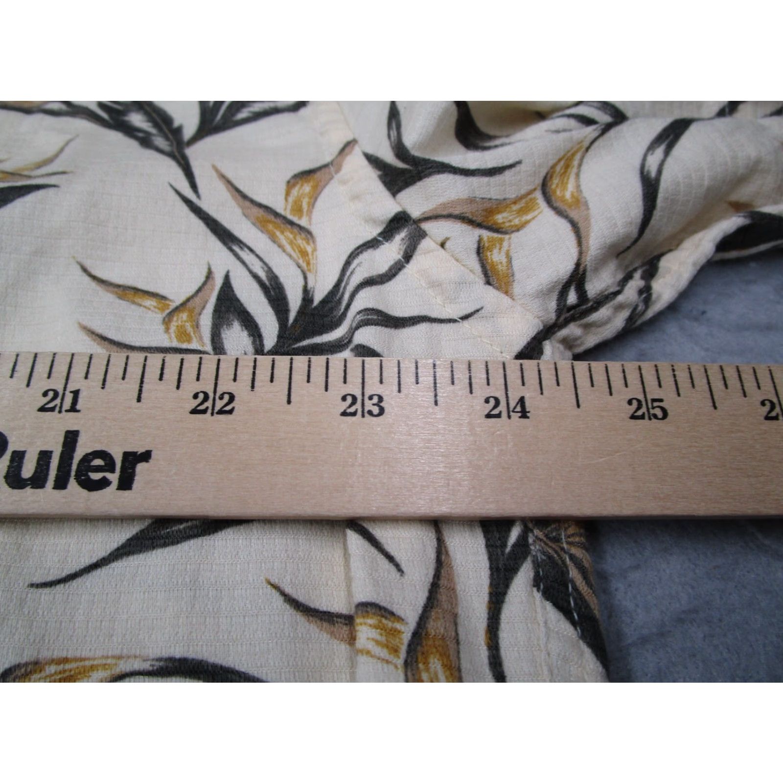 Quiksilver Quiksilver Waterman Shirt Mens 2XL Beige Floral Button Up Hawaiian Tiki Size US XXL / EU 58 / 5 - 6 Thumbnail