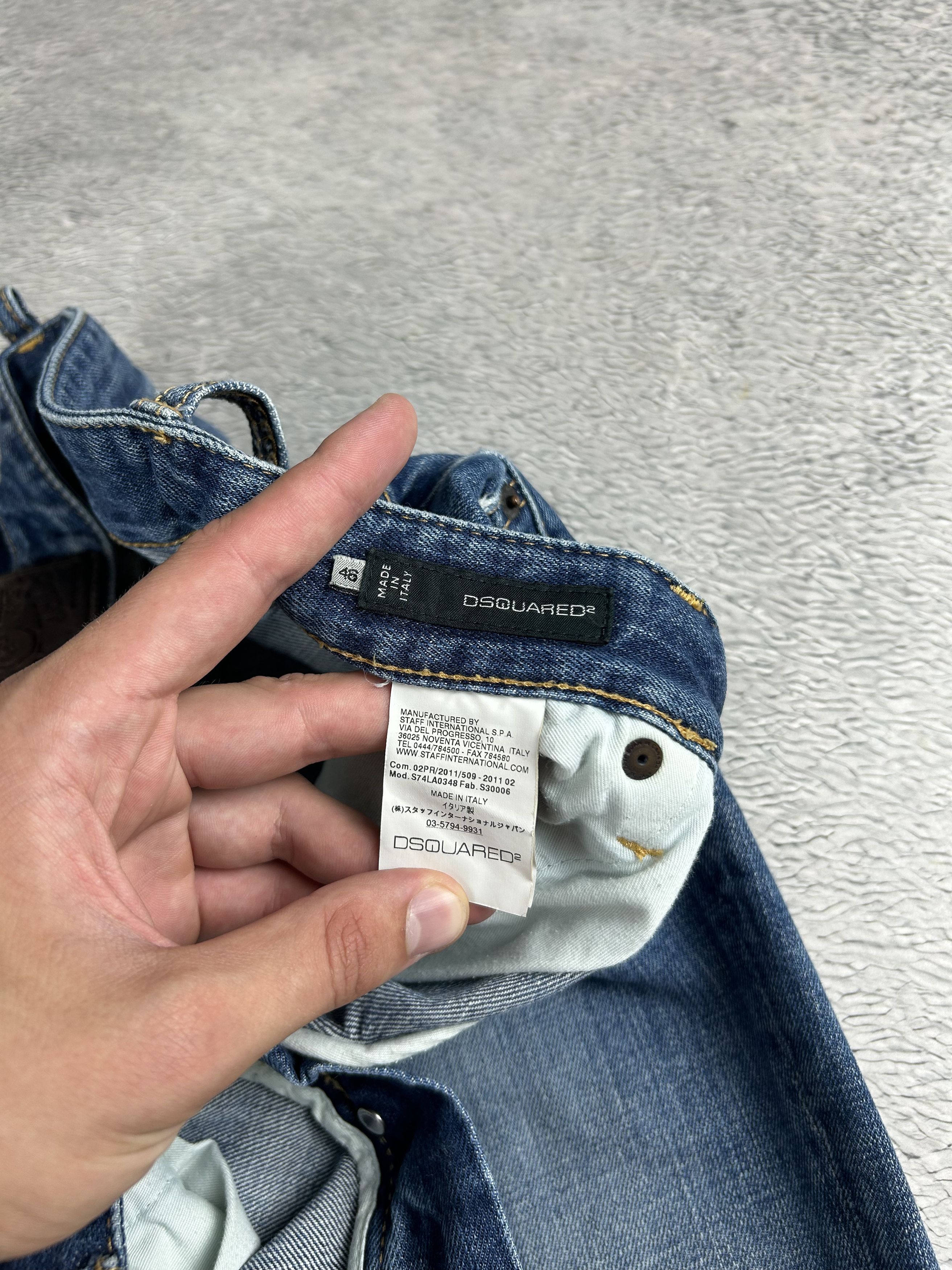 Dsquared2 × Vintage Dsquared D2 Jeans Men's Pure Denim Oldmoney style Size US 32 / EU 48 - 7 Thumbnail