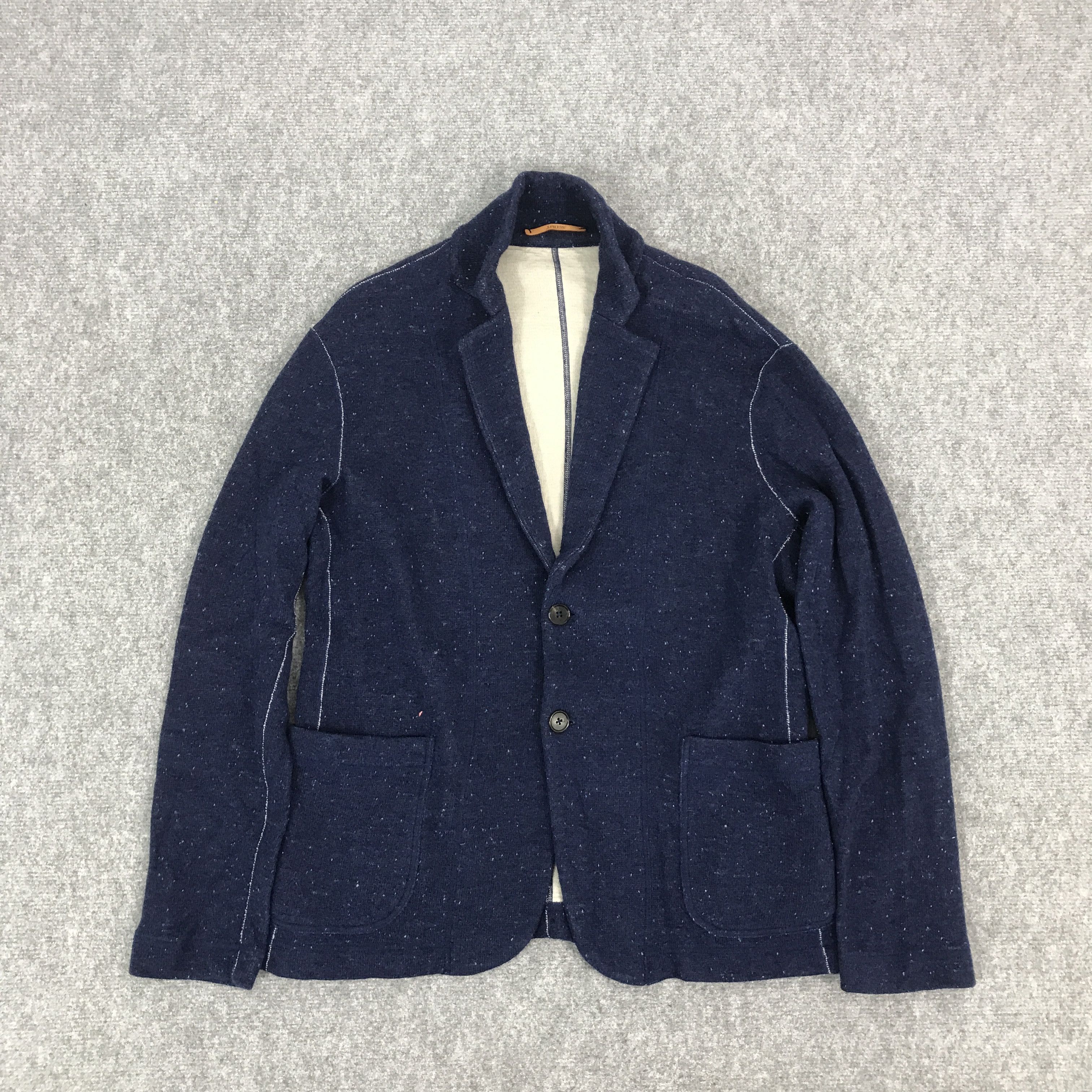 Indigo × J. Press × Japanese Brand J.PRESS BLAZER COAT INDIGO JACKET Size US M / EU 48-50 / 2 - 1 Thumbnail