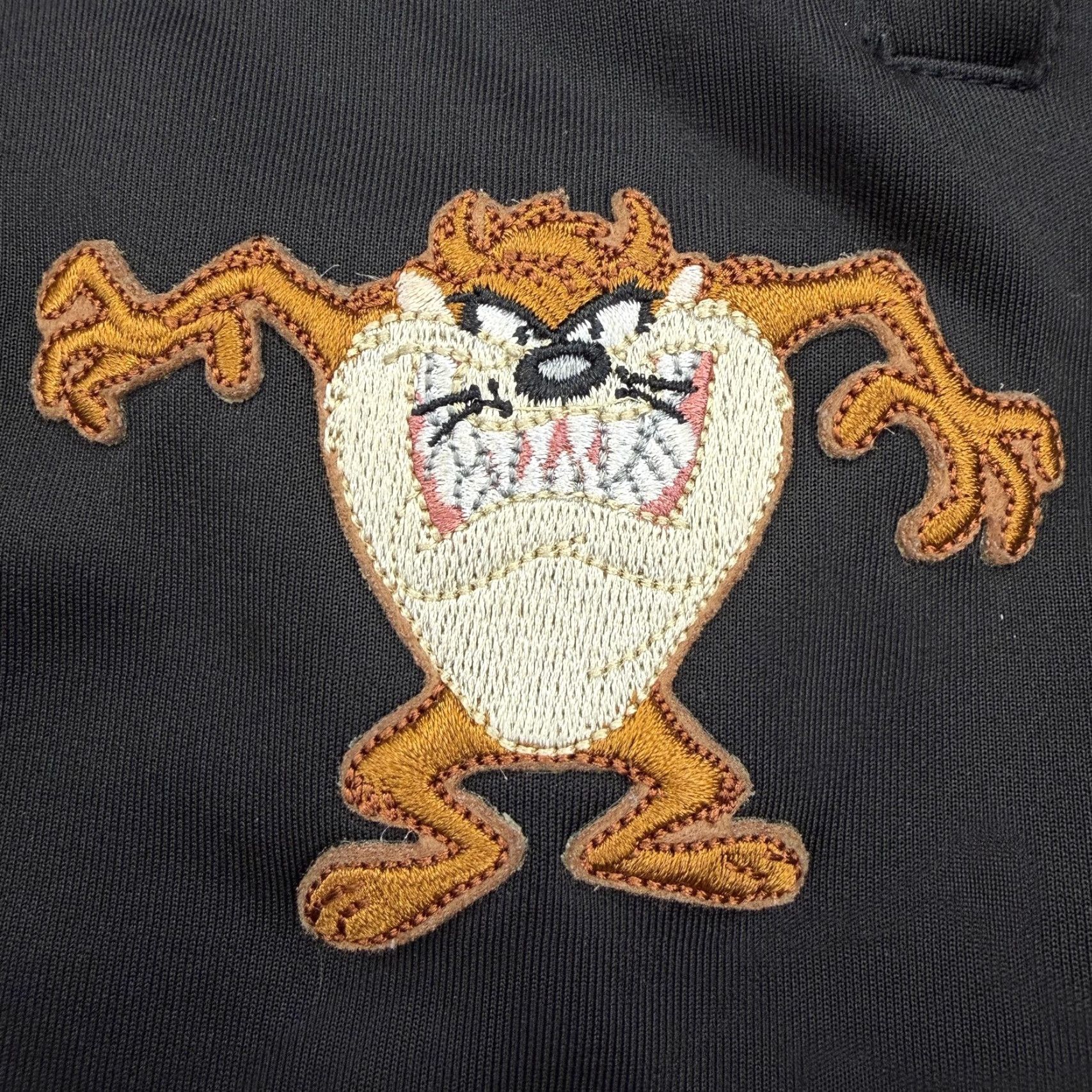 Vintage Looney Tunes Sweatpants Mens Large Black Tasmanian Devil Taz Lounge Pants Size US 33 - 5 Thumbnail