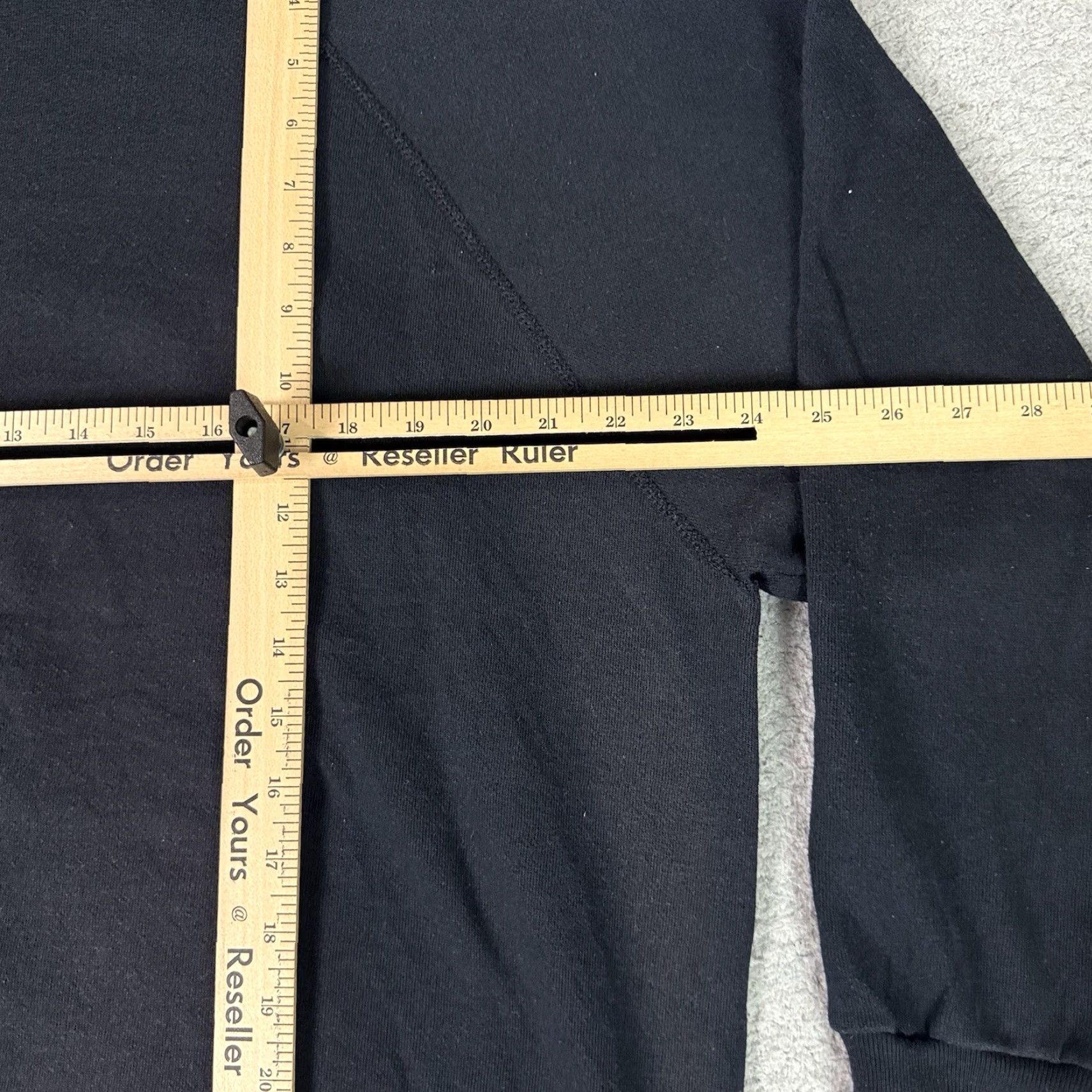 Tultex VINTAGE Tultex Sweatshirt Men's 2XL Black | Tultex Maximum Sweats Sweatshirt Crew Neck Pullover Vintage 90s Distressed Relaxed Fit Mens Size US XXL / EU 58 / 5 - 7 Thumbnail