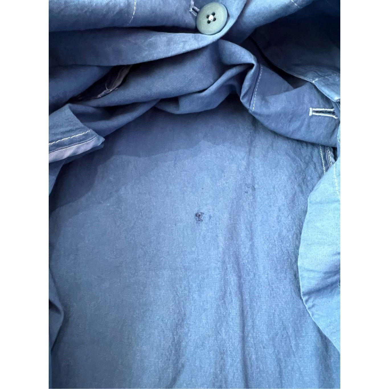 Eileen Fisher Eileen Fisher light weight blue cotton blend coat jacket siz Size M / US 6-8 / IT 42-44 - 10 Thumbnail