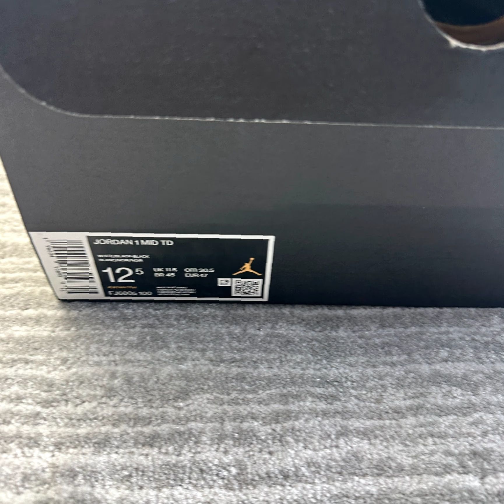 Nike Nike Air Jordan 1 Alpha Menace Mid Panda Men Size 12.5 FJ6805-100 Men Leather Mid Top Black Panda 90s? No, avoid. Size ONE SIZE - 8 Thumbnail