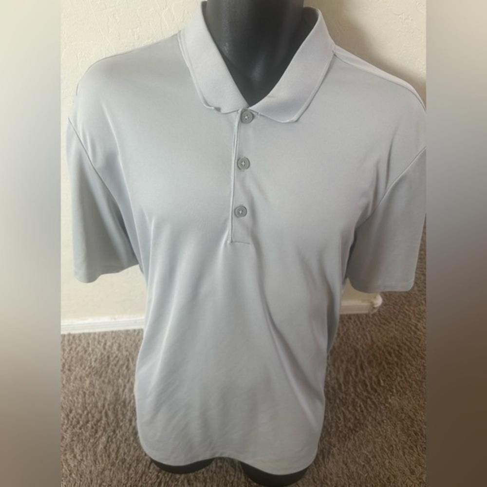 Adidas Men’s used size XL Adidas golf grey polo shirt Size US XL / EU 56 / 4 - 1 Thumbnail