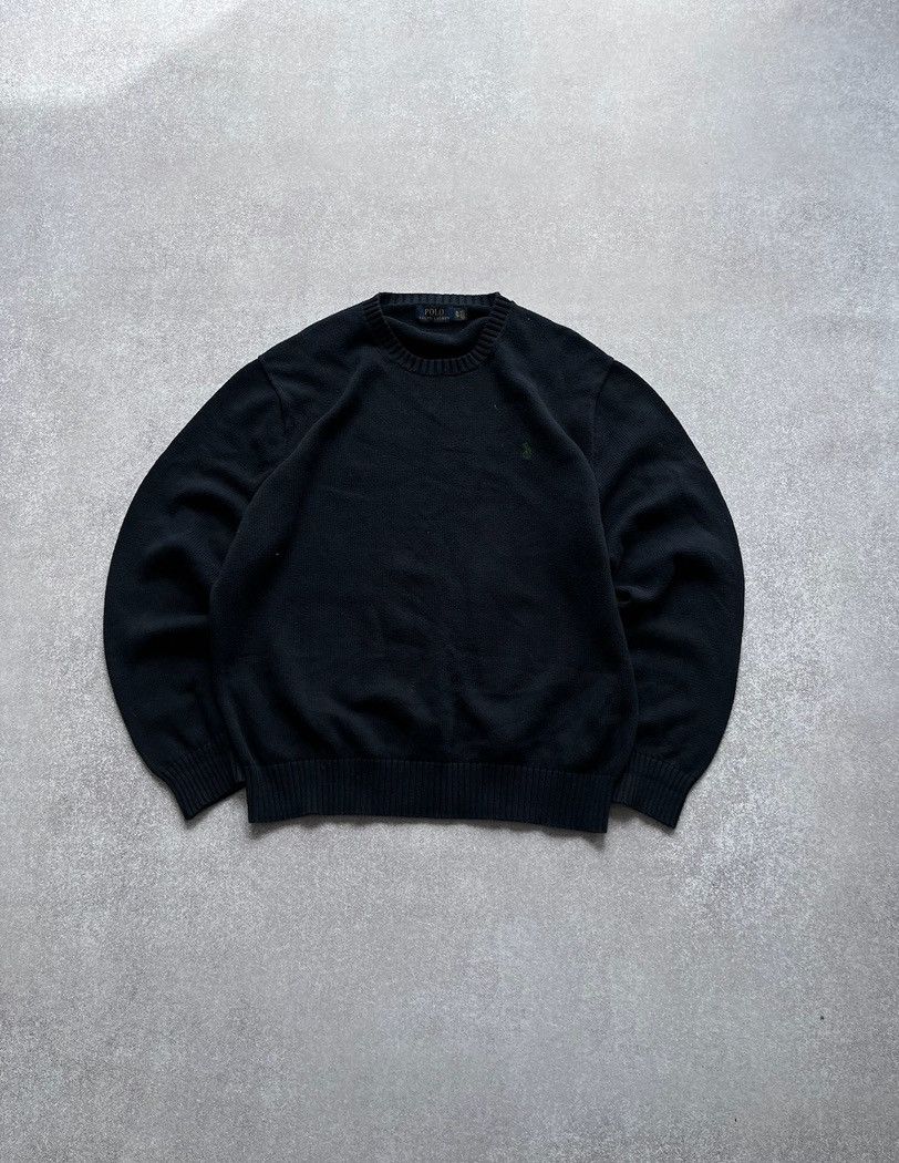 Polo Ralph Lauren × Vintage Vintage Polo Ralph Lauren Heavy Knit Sweater Y2K XL Size US XL / EU 56 / 4 - 1 Thumbnail