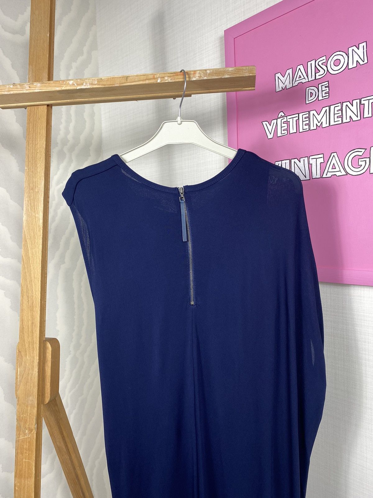 Designer × Helmut Lang Helmut Lang Asymmetrical Shoulder Dress Size M / US 6-8 / IT 42-44 - 13 Thumbnail