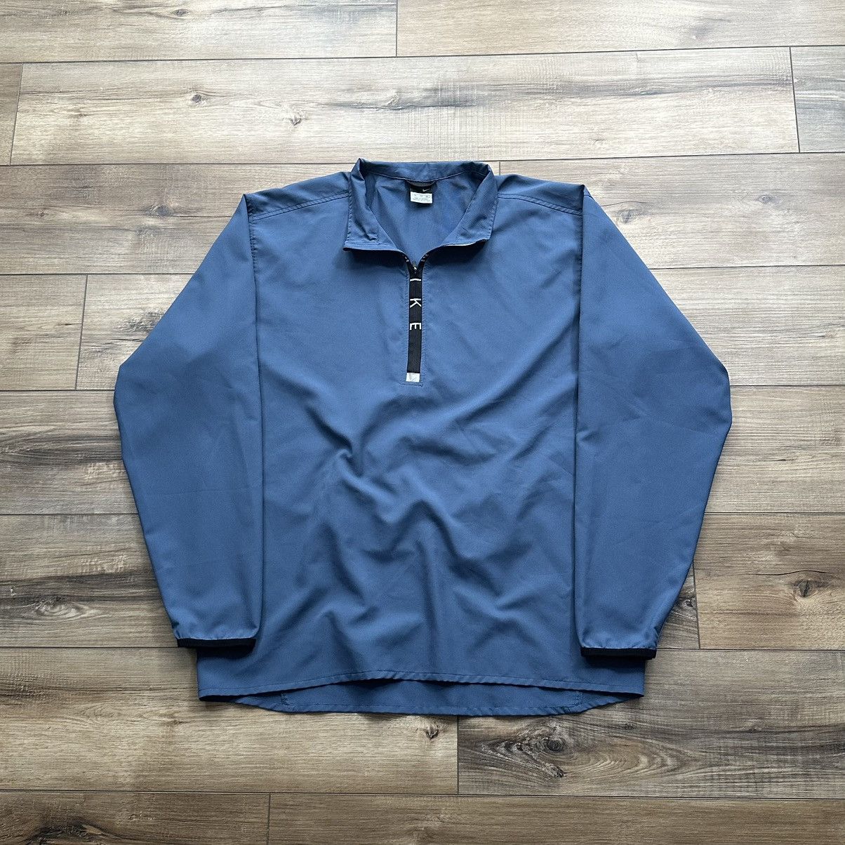 Nike Vintage 2000s Nike Blue Quarter Zip Pullover Size US XL / EU 56 / 4 - 1 Thumbnail