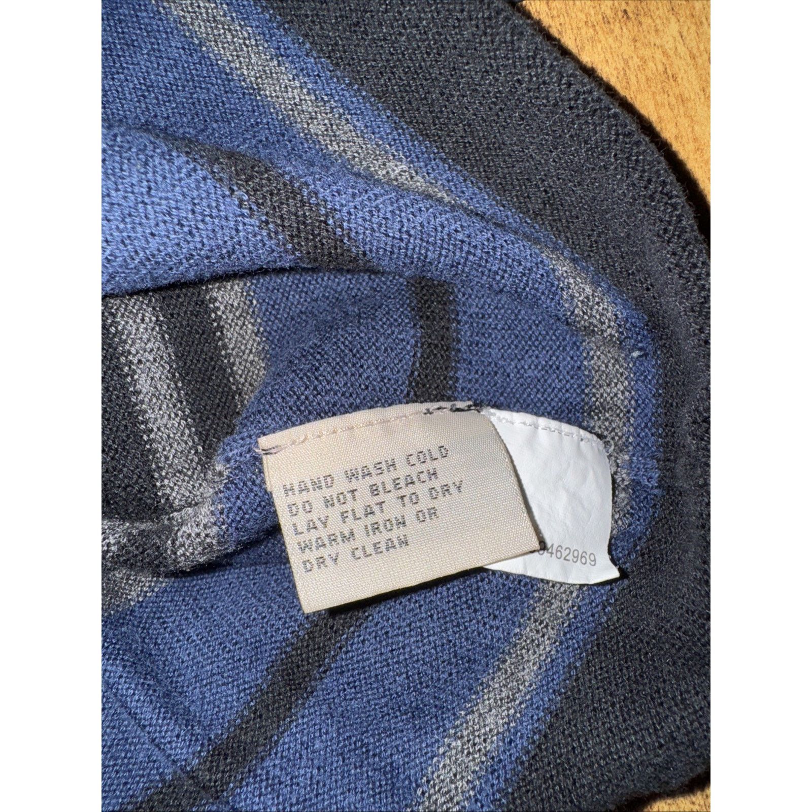 Cooper × Vintage A. Cooper Stripped Lightweight Sweater Large 21x25 Blue Size US L / EU 52-54 / 3 - 3 Thumbnail