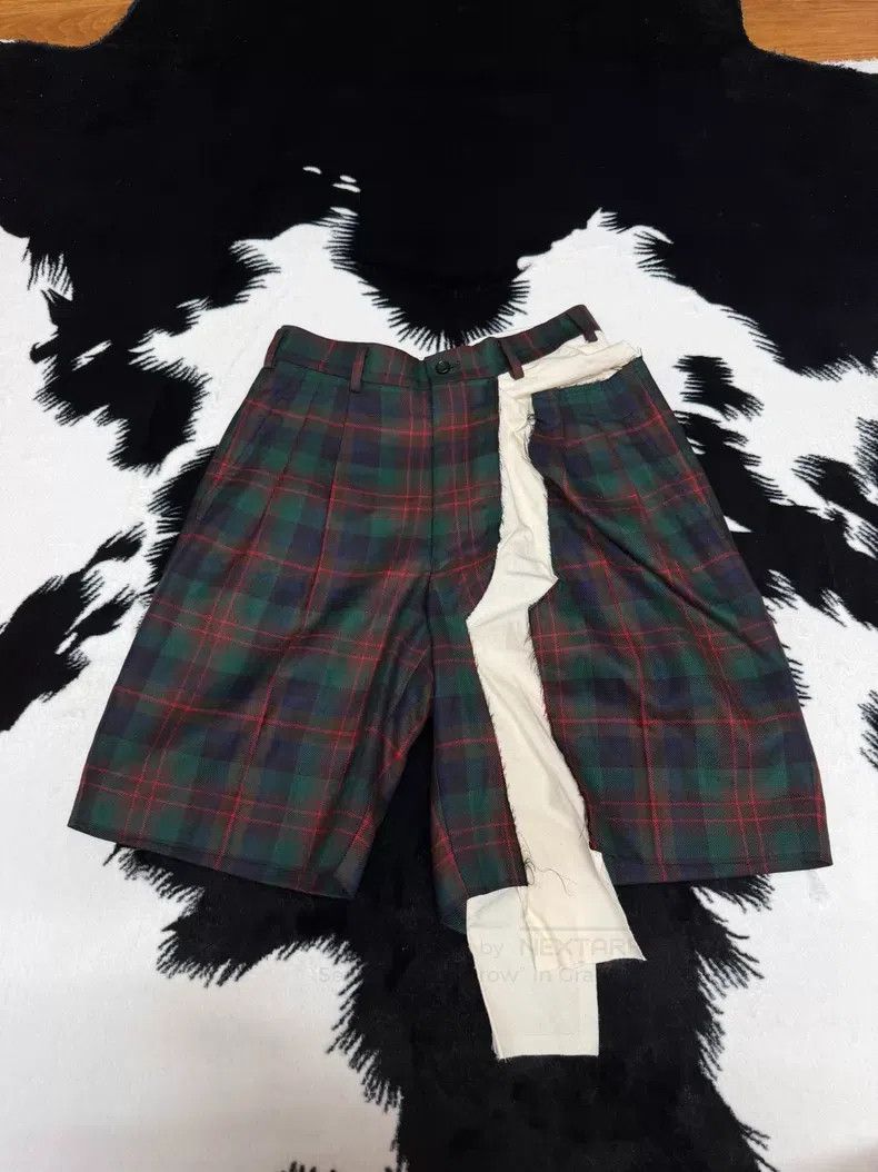 Comme des Garcons Comme Des Garcons size S Asymmetric Patched Wool Pants Size 23" - 3 Thumbnail