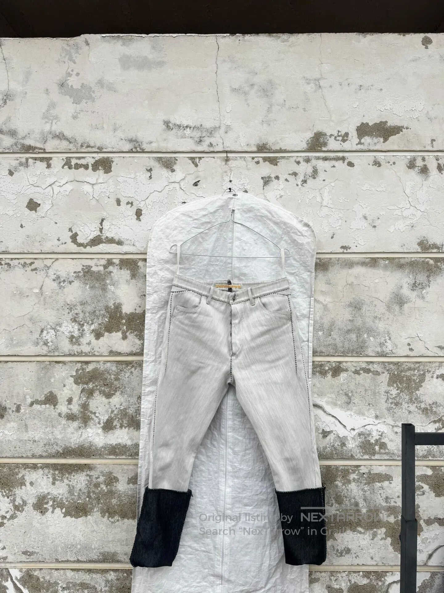 Carol Christian Poell MINT Spiral Overlock Jeans | Grailed