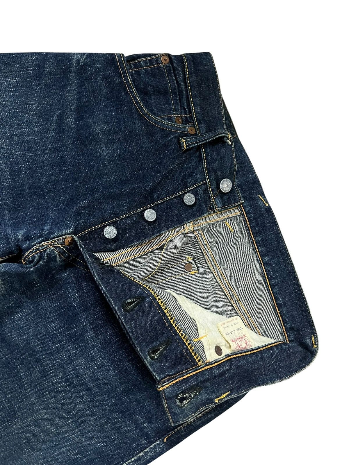Evisu Vintage Evisu Seagull Lot 2000 No 2 Distress Selvedge Jean Size US 28 / EU 44 - 3 Thumbnail