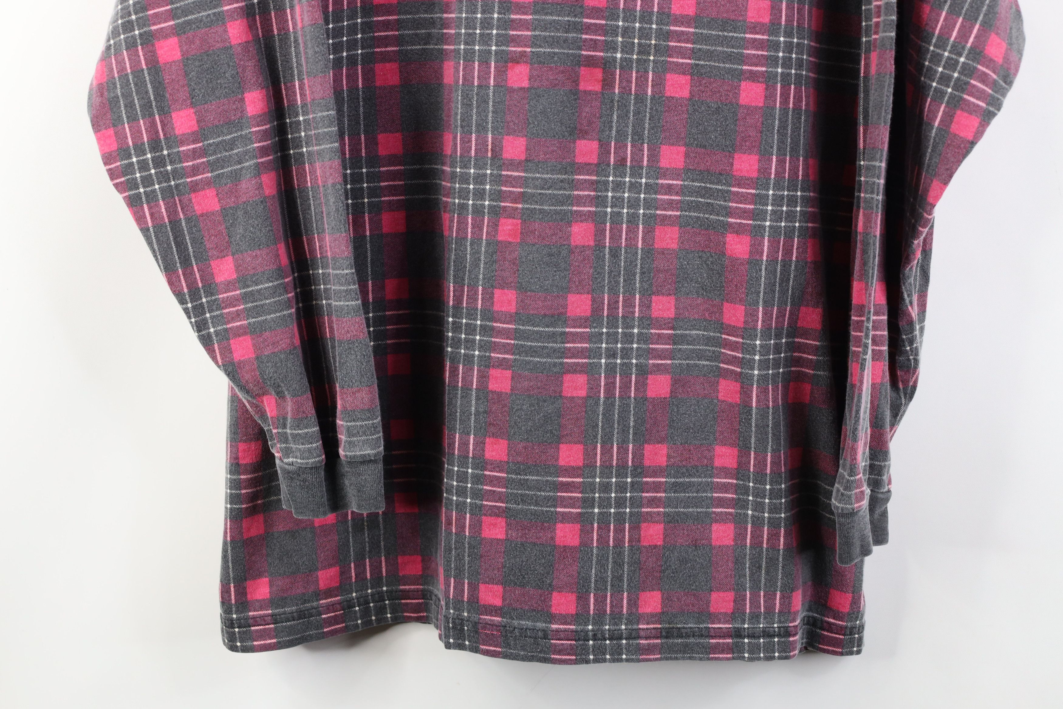 Vintage Vintage 90s Streetwear Collar Long Sleeve Rugby Polo Plaid Size XL / US 12-14 / IT 48-50 - 3 Thumbnail