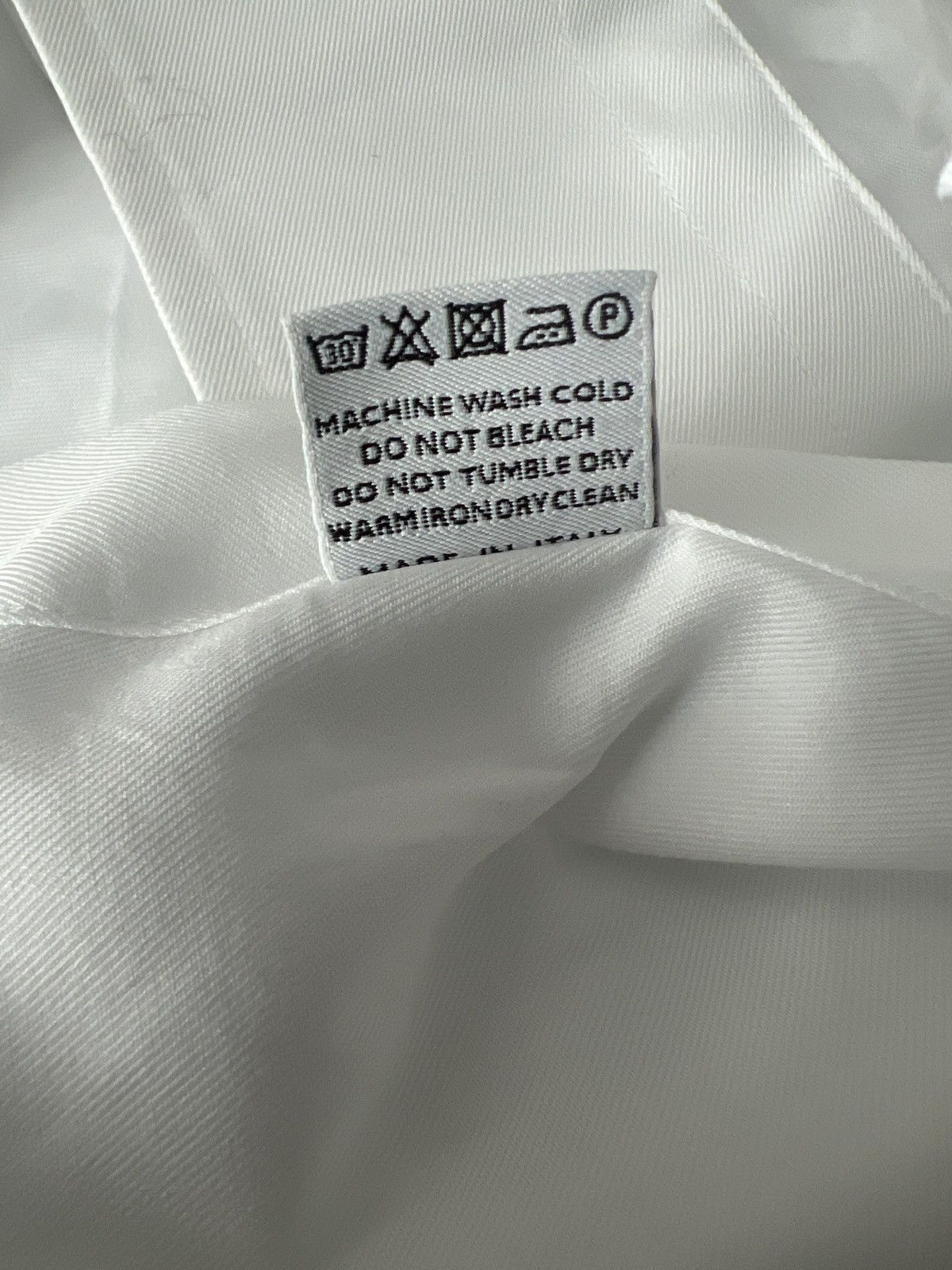 Canali Canali White Italian Cotton Shirt – Size 43/17-Made in Italy Size US XL / EU 56 / 4 - 4 Thumbnail