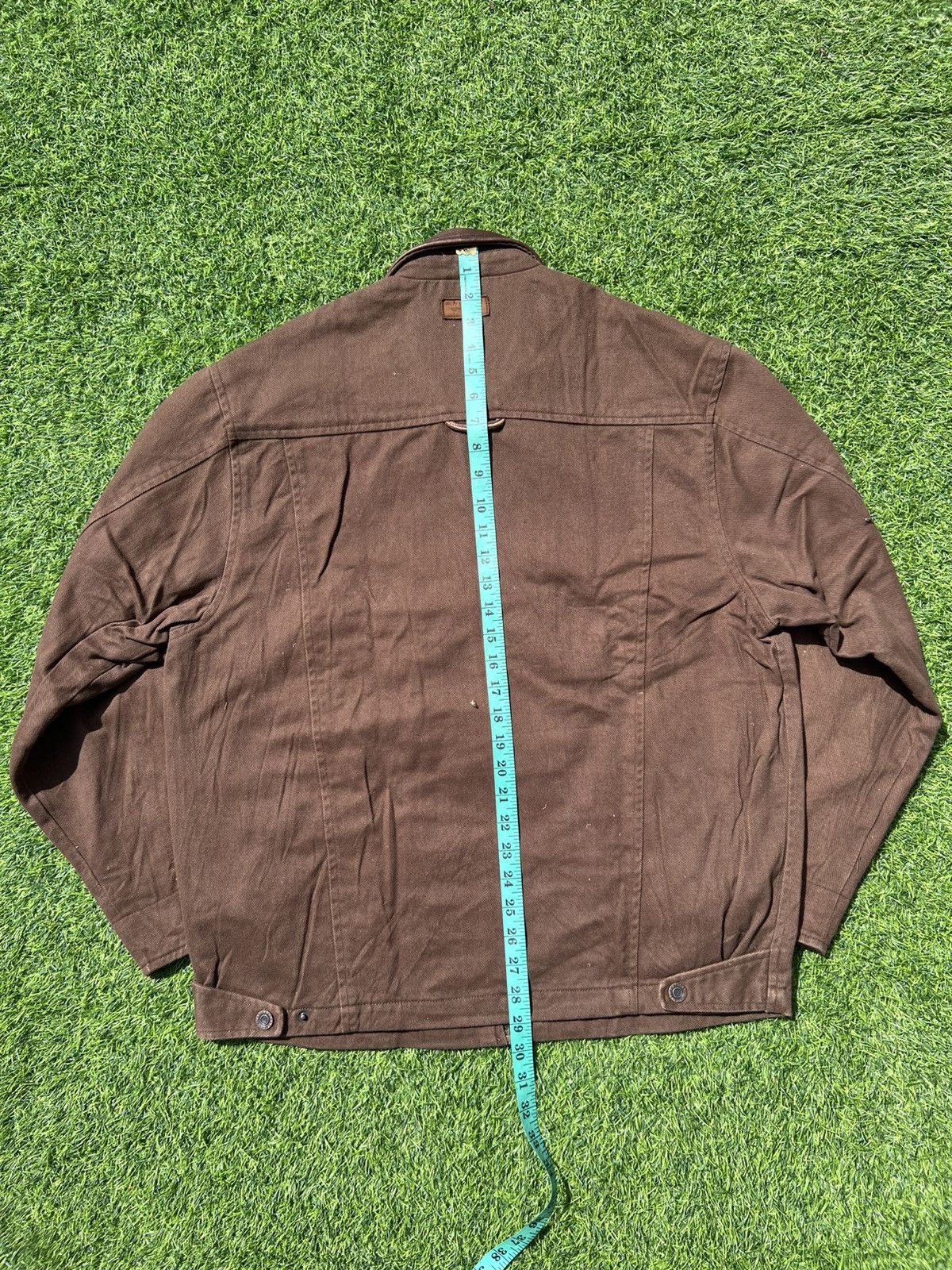 Buzz Rickson's 🦅 Buzz Rickson’s Leather-Collar Canvas Brown Work Jacket- L Size US L / EU 52-54 / 3 - 22 Thumbnail