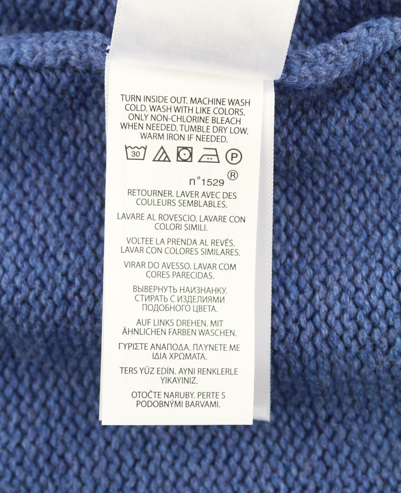Ralph Lauren BLUE L Cotton USA Flag Pullover 86950 Size US L / EU 52-54 / 3 - 8 Thumbnail