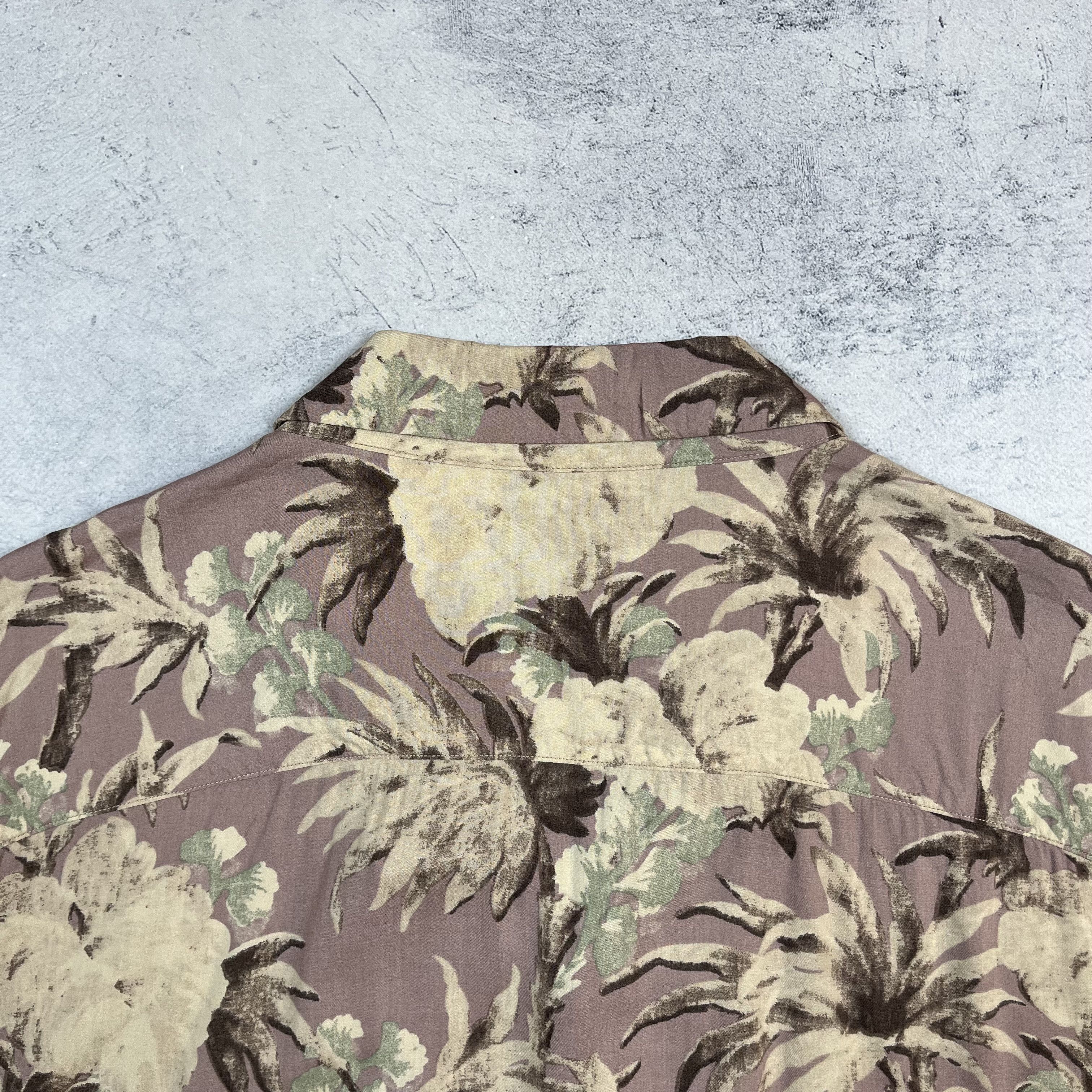 Allsaints AllSaints Laysan Short Sleeve Hawaii Button Up Shirt Size US XL / EU 56 / 4 - 21 Thumbnail