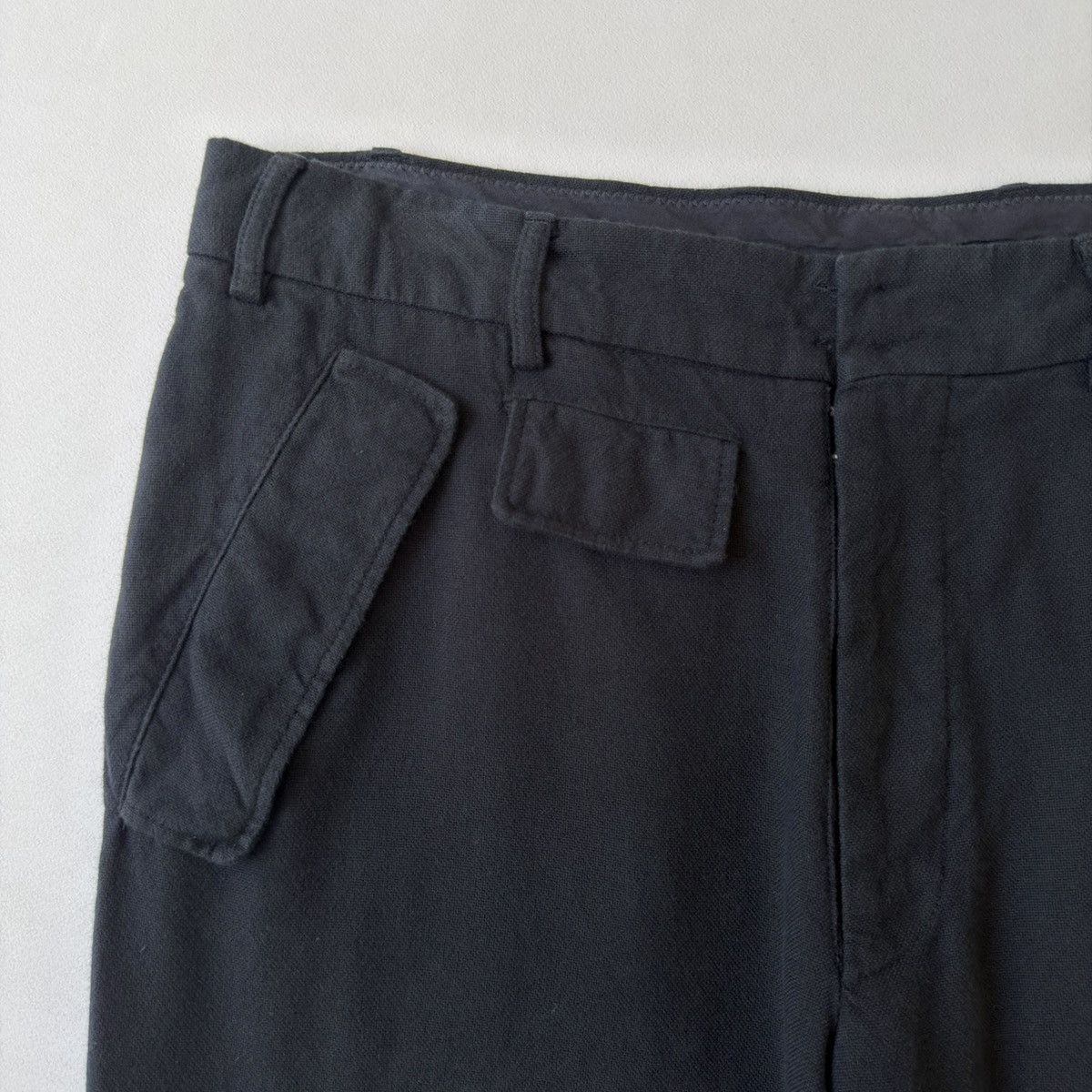 Maison Margiela S/S 04 Black Cotton ‘Utility Pants’ Size US 36 / EU 52 - 9 Thumbnail