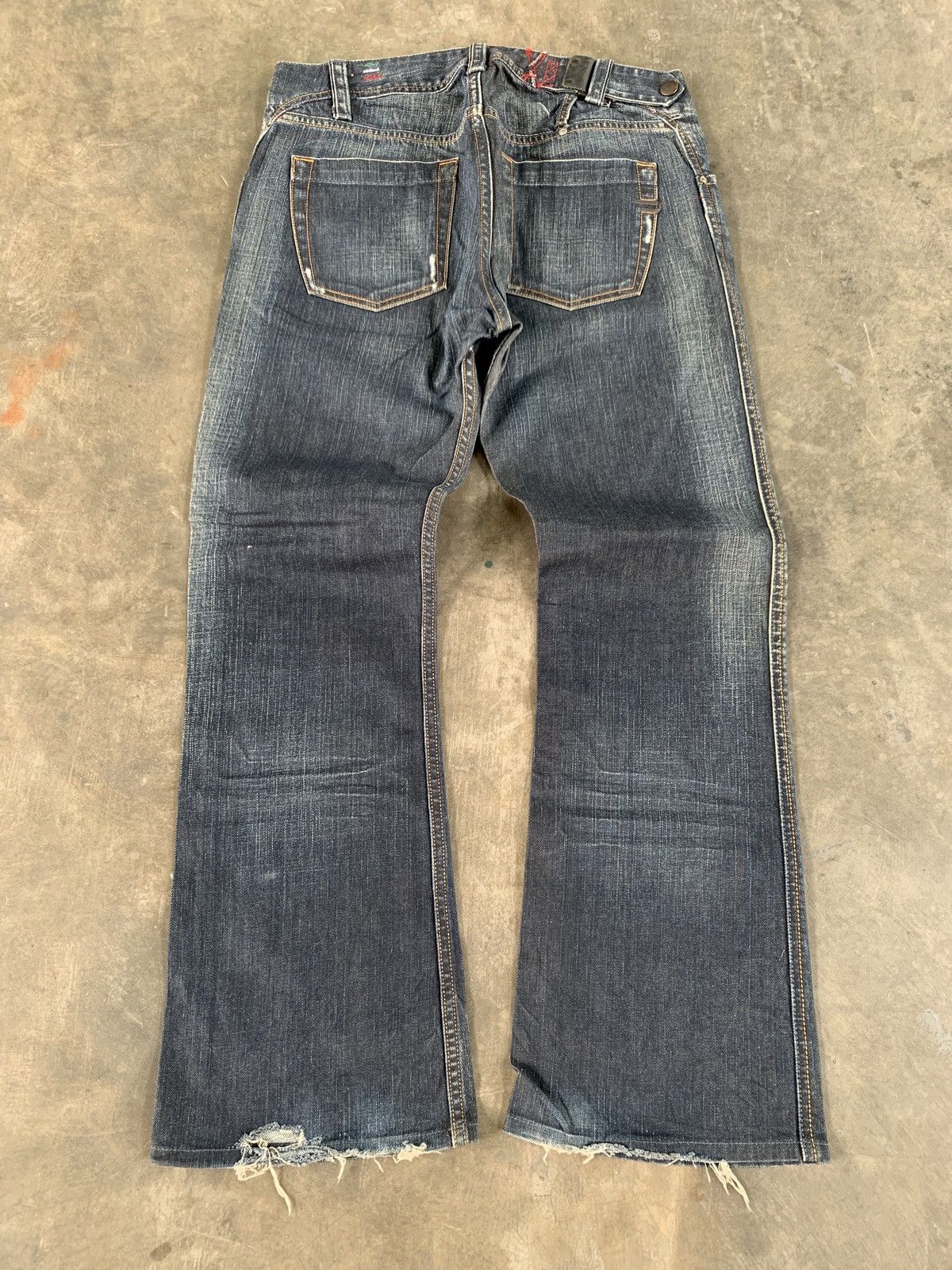 Diesel 2000s y2k diesel backler flared denim Size US 32 / EU 48 - 4 Thumbnail
