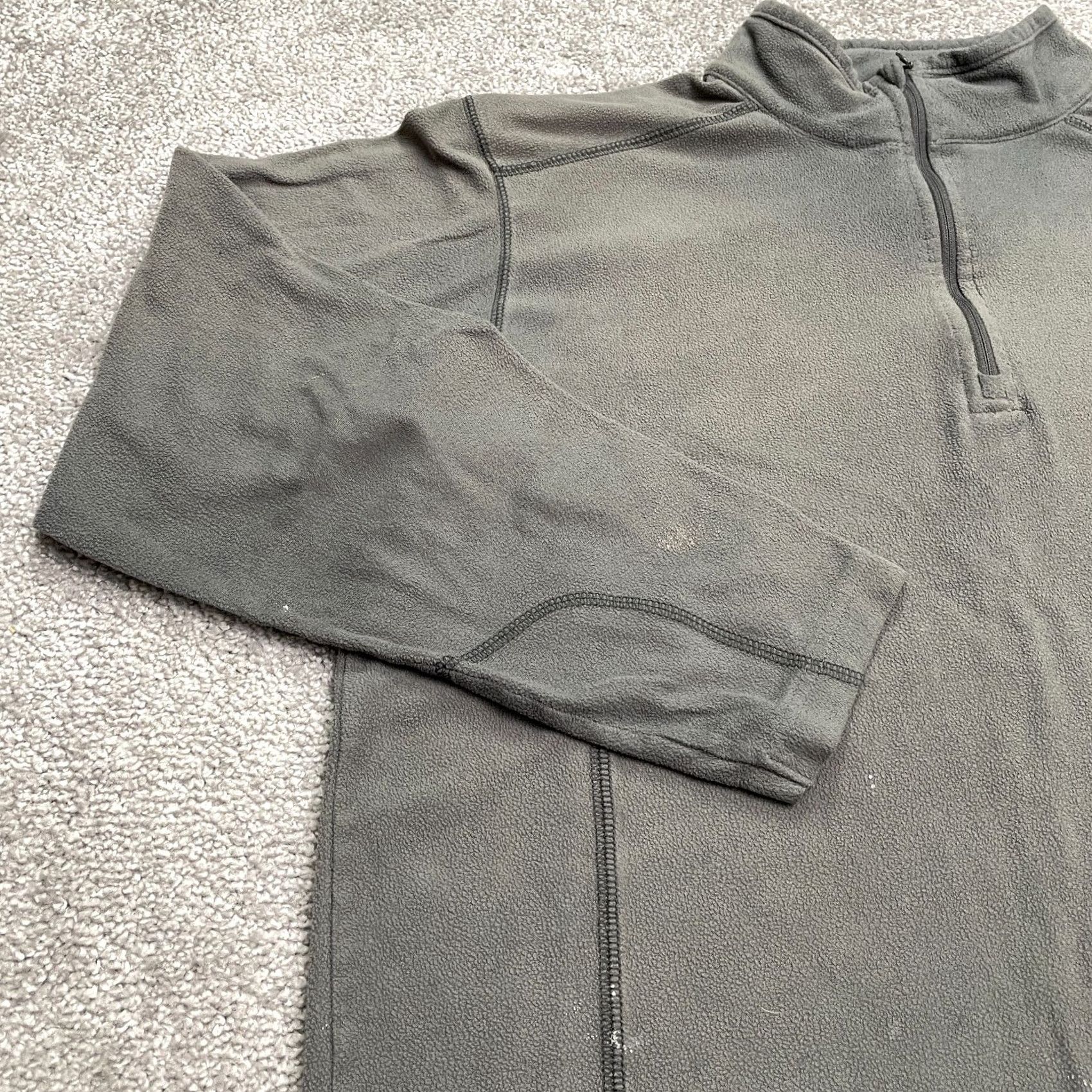 Vintage Columbia Klamath Range Fleece Jacket Men L Gray 1/4 Zip Lightweight Outdoor Modern Outdoorwear Shirty-ish? Size US L / EU 52-54 / 3 - 4 Thumbnail