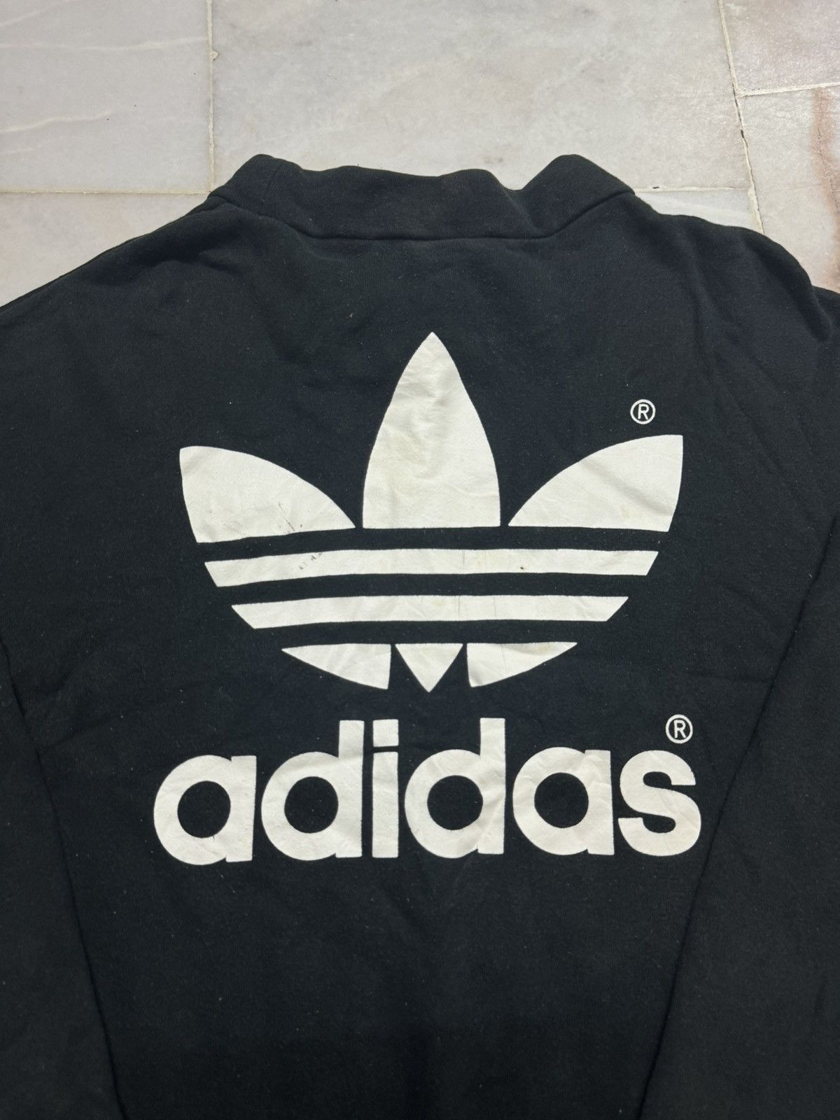 Adidas 💥VINTAGE 90's ADIDAS JAPAN BIG LOGO MIRROR PRINT DISTRESSED Size US L / EU 52-54 / 3 - 15 Thumbnail