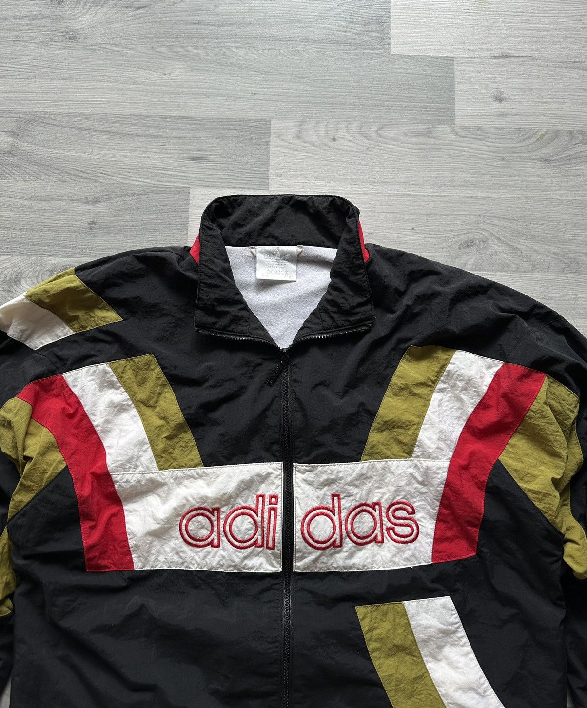 Adidas Vintage oversize jacket Adidas big logo 90s Size US M / EU 48-50 / 2 - 3 Thumbnail