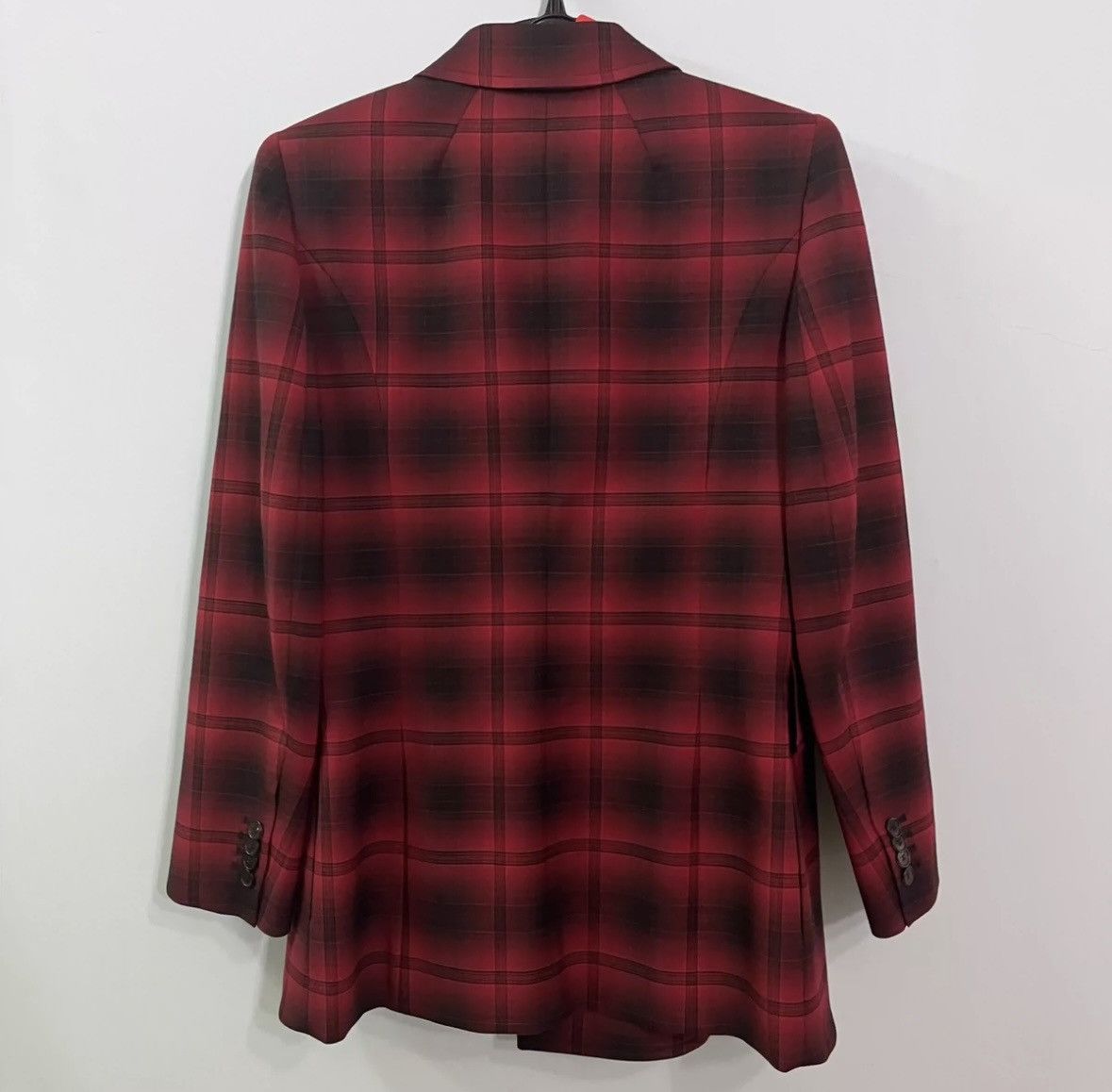 Balenciaga Balenciaga black red checked suit Size 34R - 2 Thumbnail