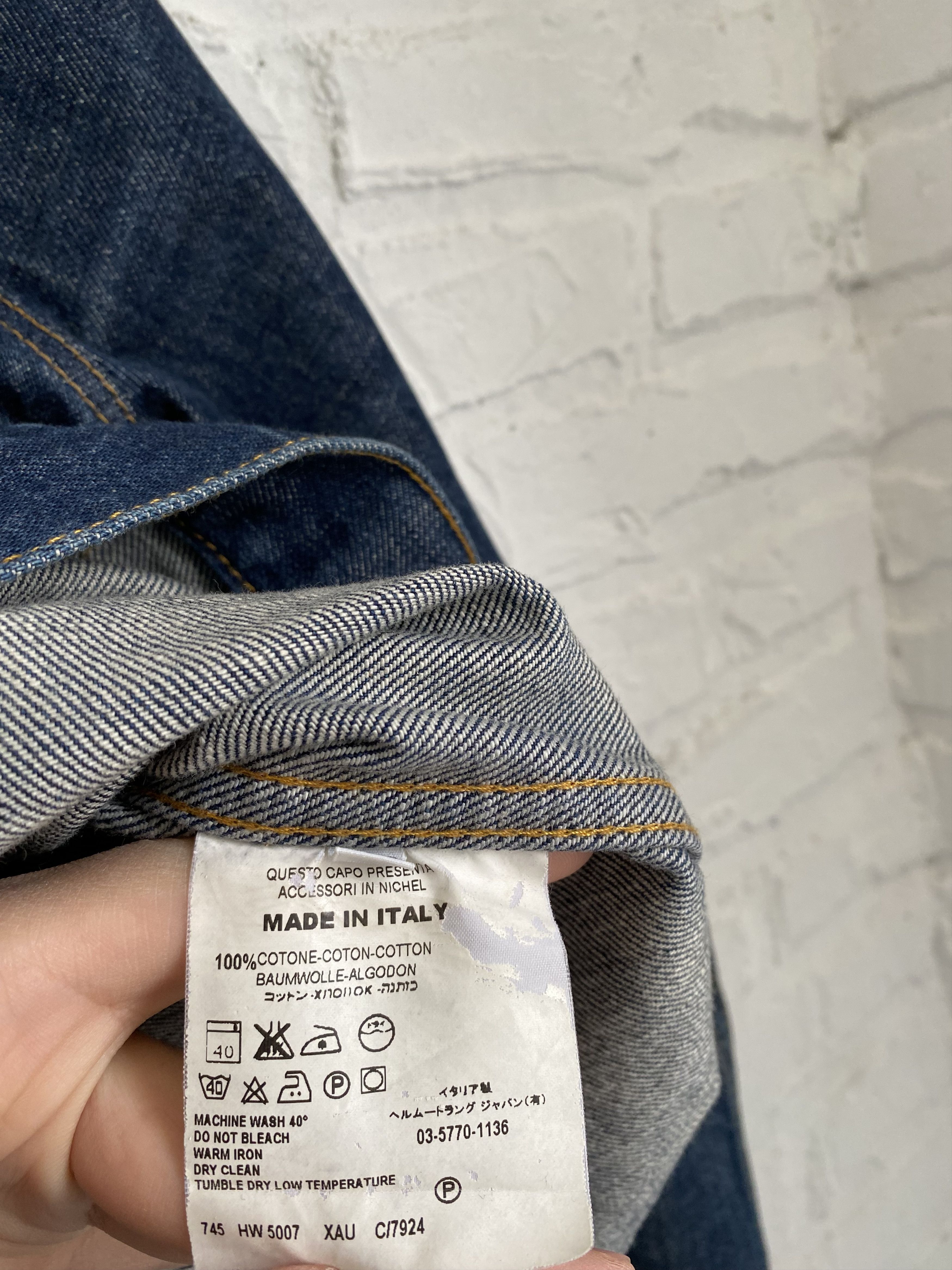 Helmut Lang Helmut Lang navy denim jacket Size M / US 6-8 / IT 42-44 - 7 Thumbnail
